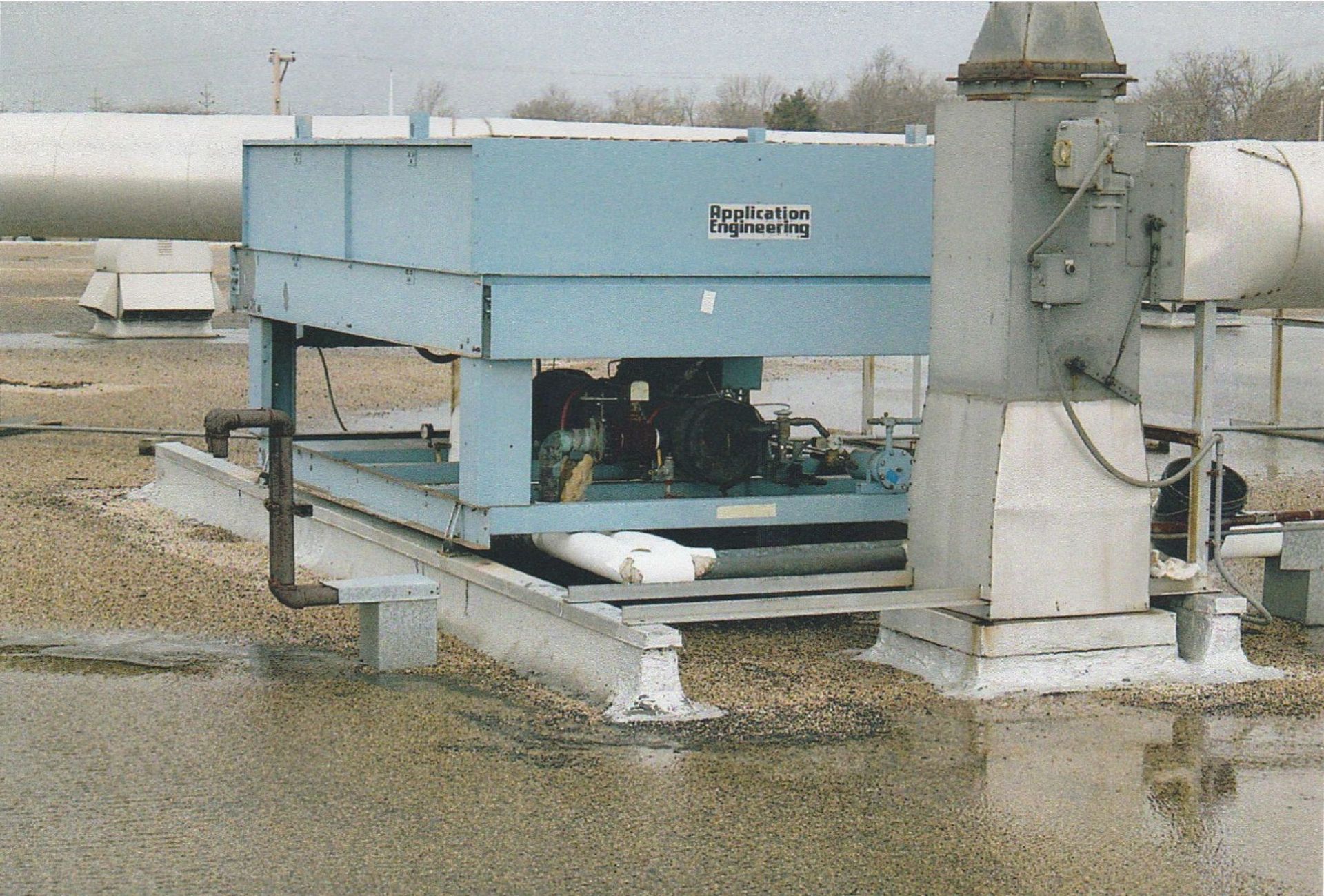 Application Engineering Roof Mounted Chiller. (Chiller was used on lot 1) WINNING BIDDER IS