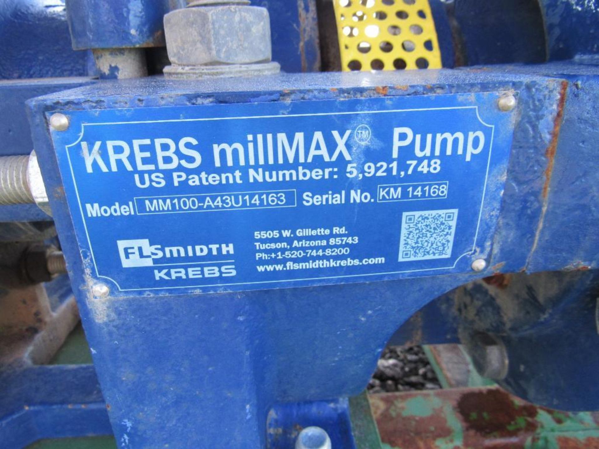 FL Smidth/KREBS MillMax Platform Mounted Pump Skids Model MM100-A43U14163, S/N KM-14168, with 40 HP - Image 5 of 6