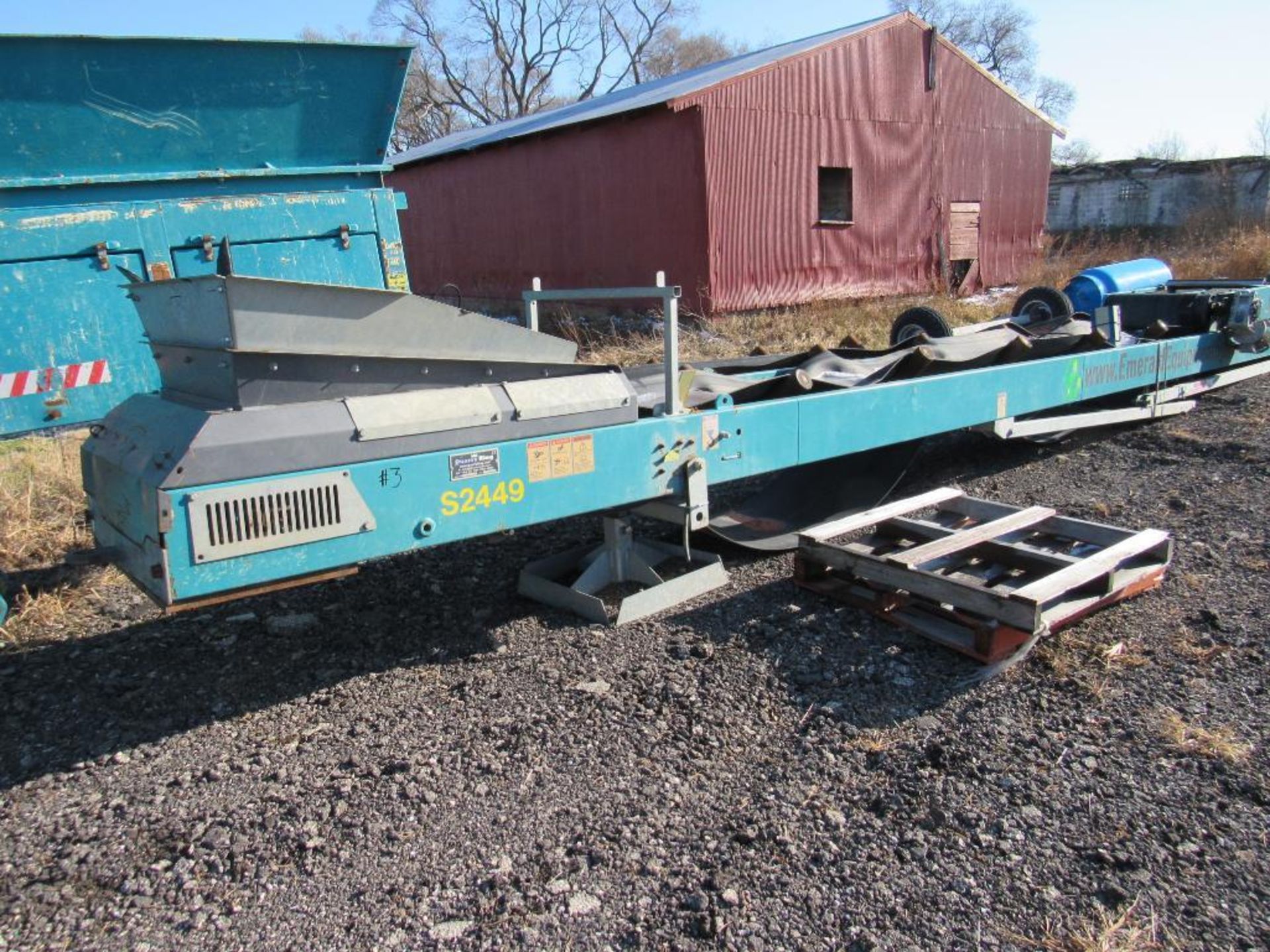 Quarry King 16 ft. Est. Portable Conveyor, S/N 316616 (2016)