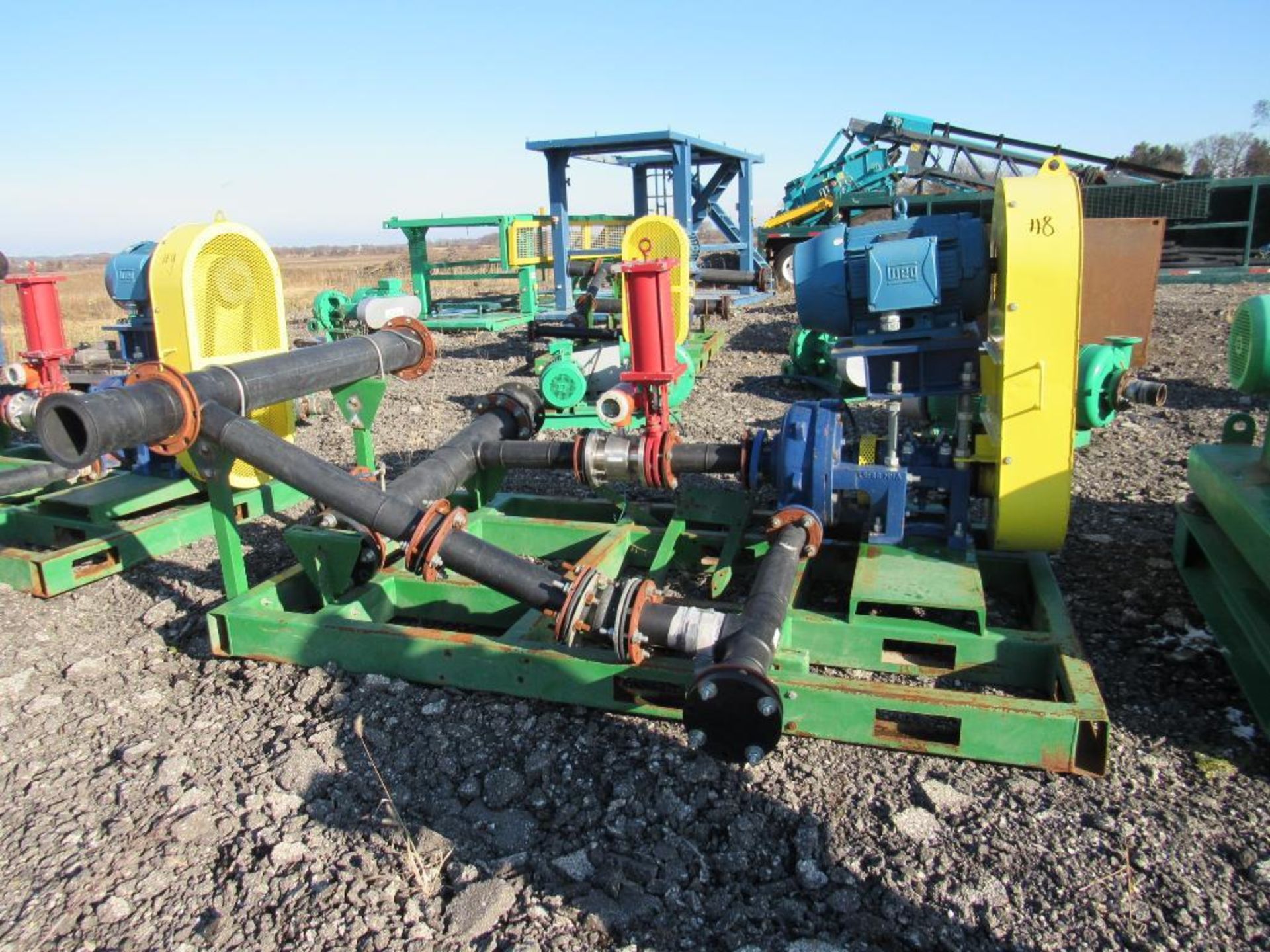 FL Smidth/KREBS MillMax Platform Mounted Pump Skids Model MM100-A43U14163, S/N KM-14168, with 40 HP