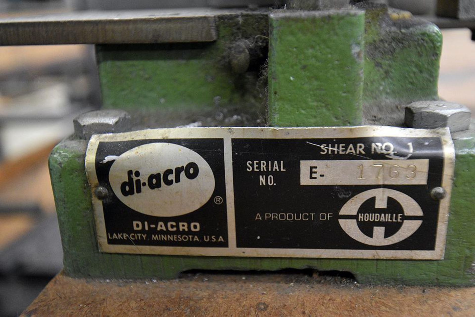 Diacro Shear. Model 1. s/n E-1763 - Image 3 of 3