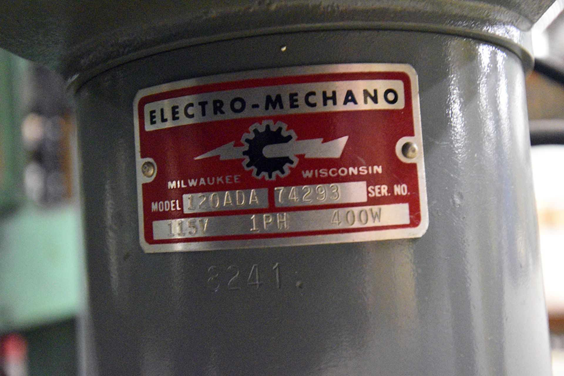 Electro Mechano mod 120ADA Riveter s/n 74293 - Image 3 of 3