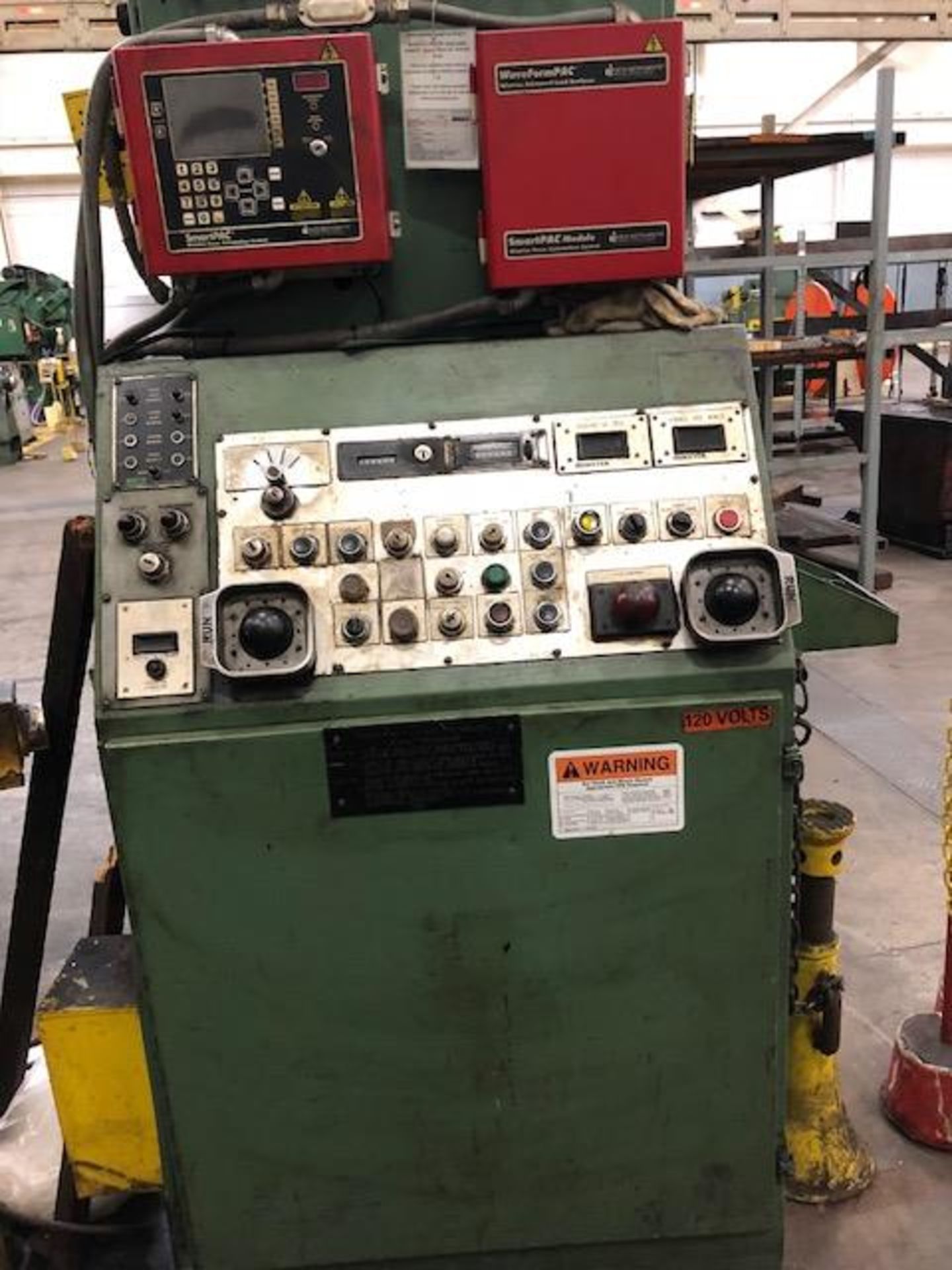 500 TON MINSTER #E2-500-108-54 SS PRESS, S/N 25994 14” STROKE, 32” SH ...