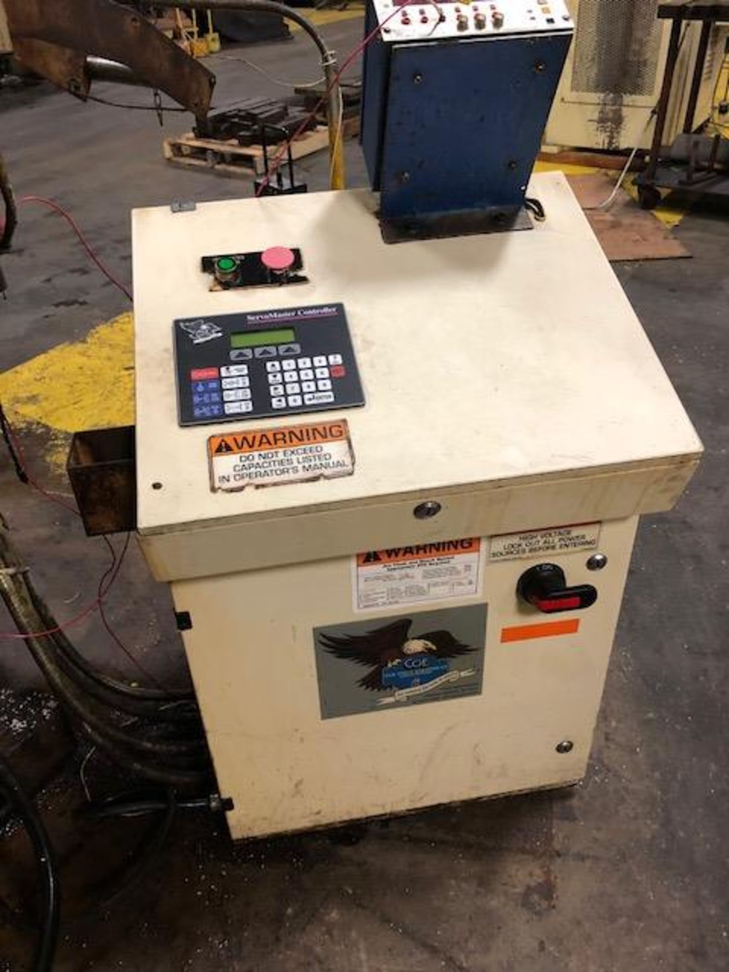 165 TON KOMATSU #OBW-150 DC GAP PRESS S/N 10105 7.87” STROKE, 18.1” DIE HEIGHT, 3.94” ADJ, 35 - 65 - Image 5 of 5