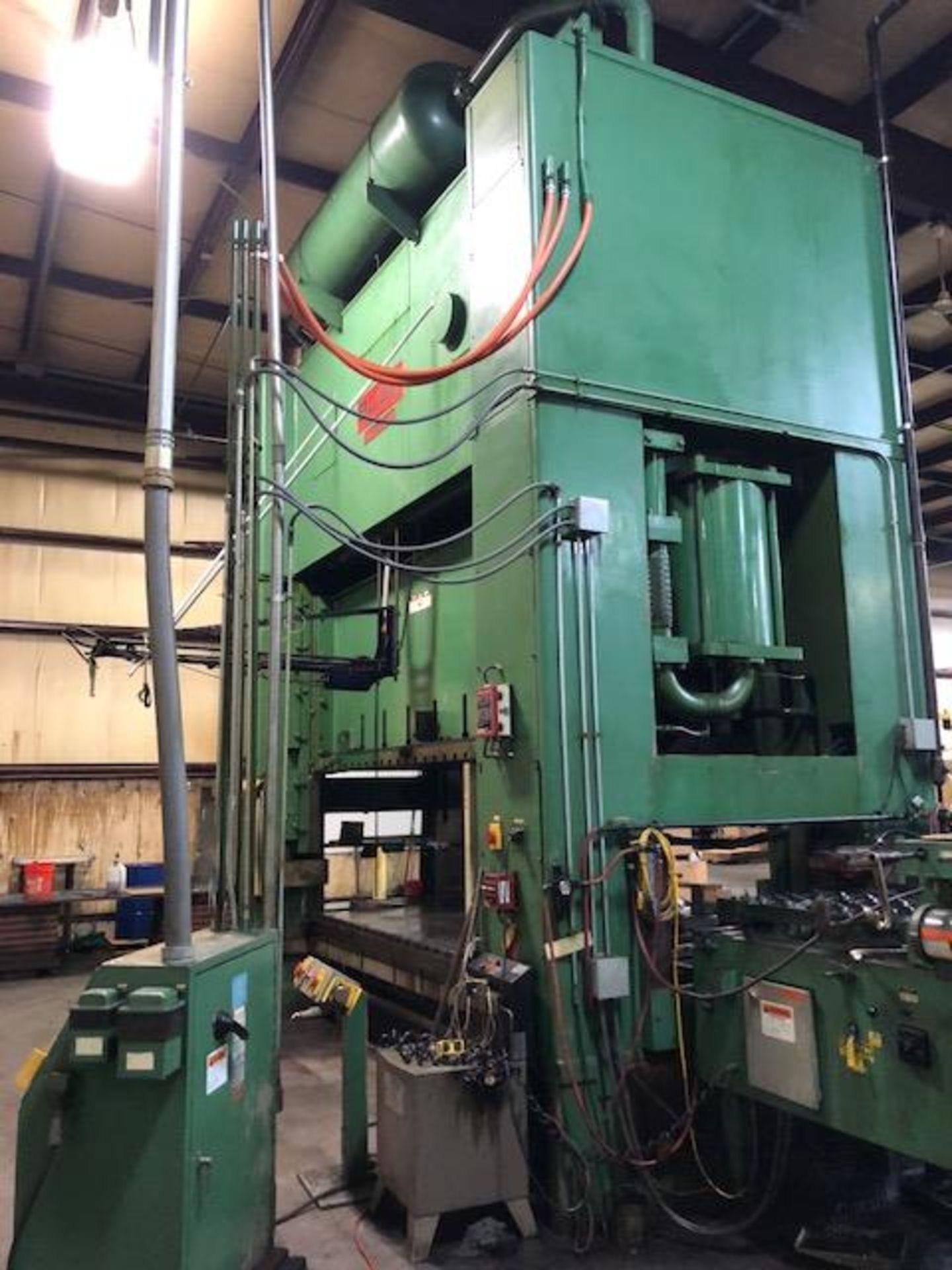 600 TON BLISS #SE2-600-144-60 SS PRESS S/N 71648, 16” STR STROKE, 40.5” SH, 12” ADJ, 20 - 48 SPM, - Image 2 of 4