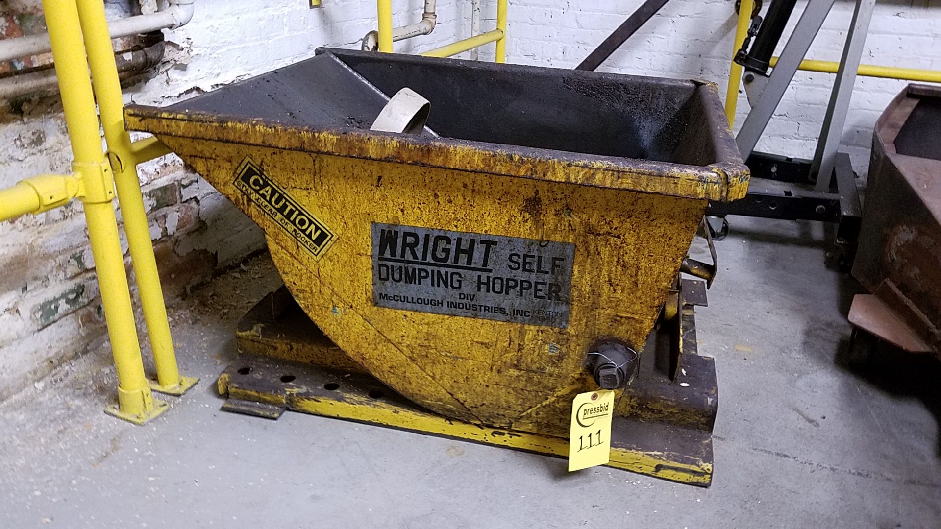 WRIGHT DUMPING HOPPER