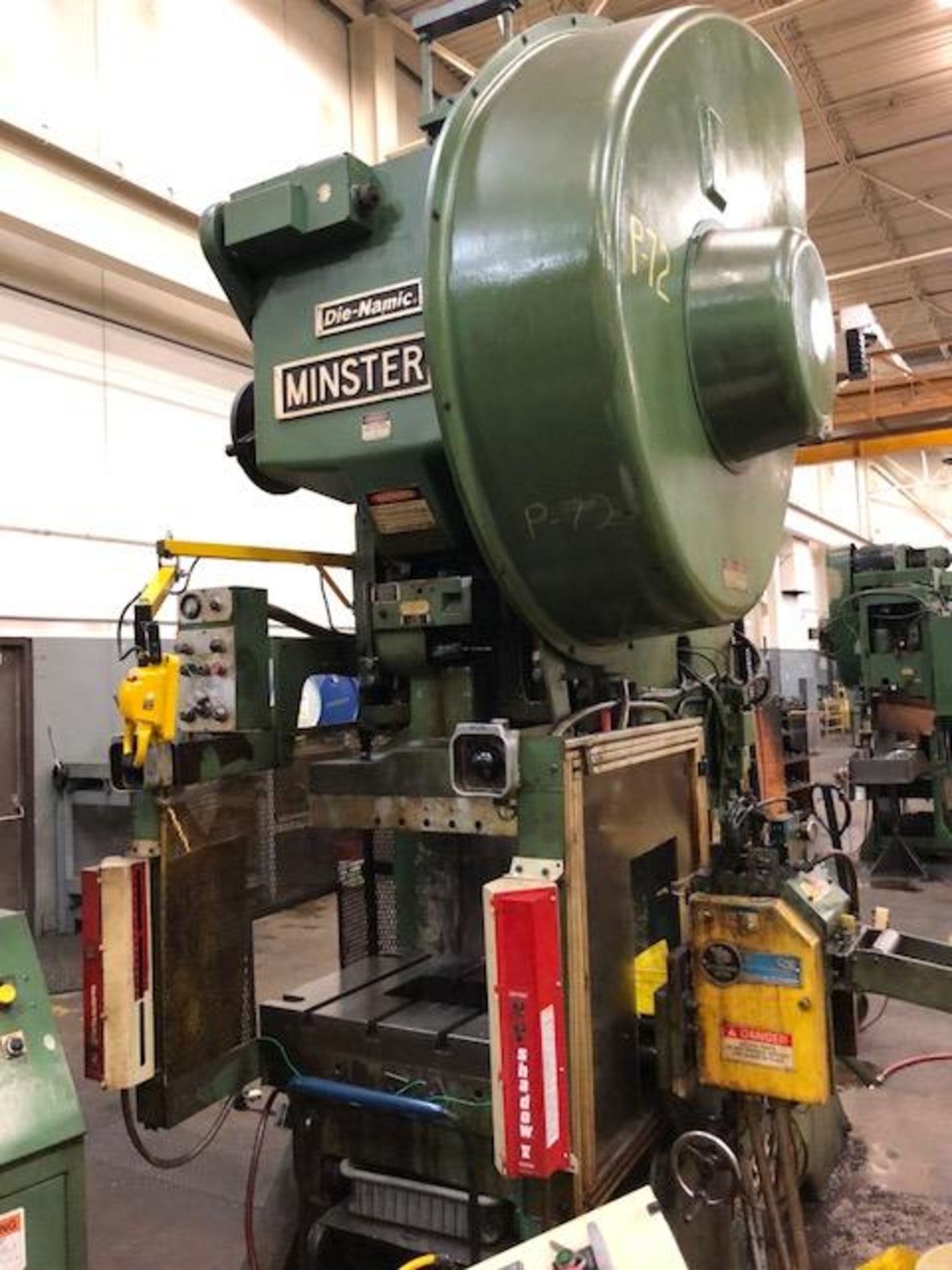 75 TON MINSTER DIE NAMIC GAP PRESS S/N 24146, 4" STROKE, 21" SH, 90 - 180 SPM, 36 X 21" BED, COE - Image 2 of 6