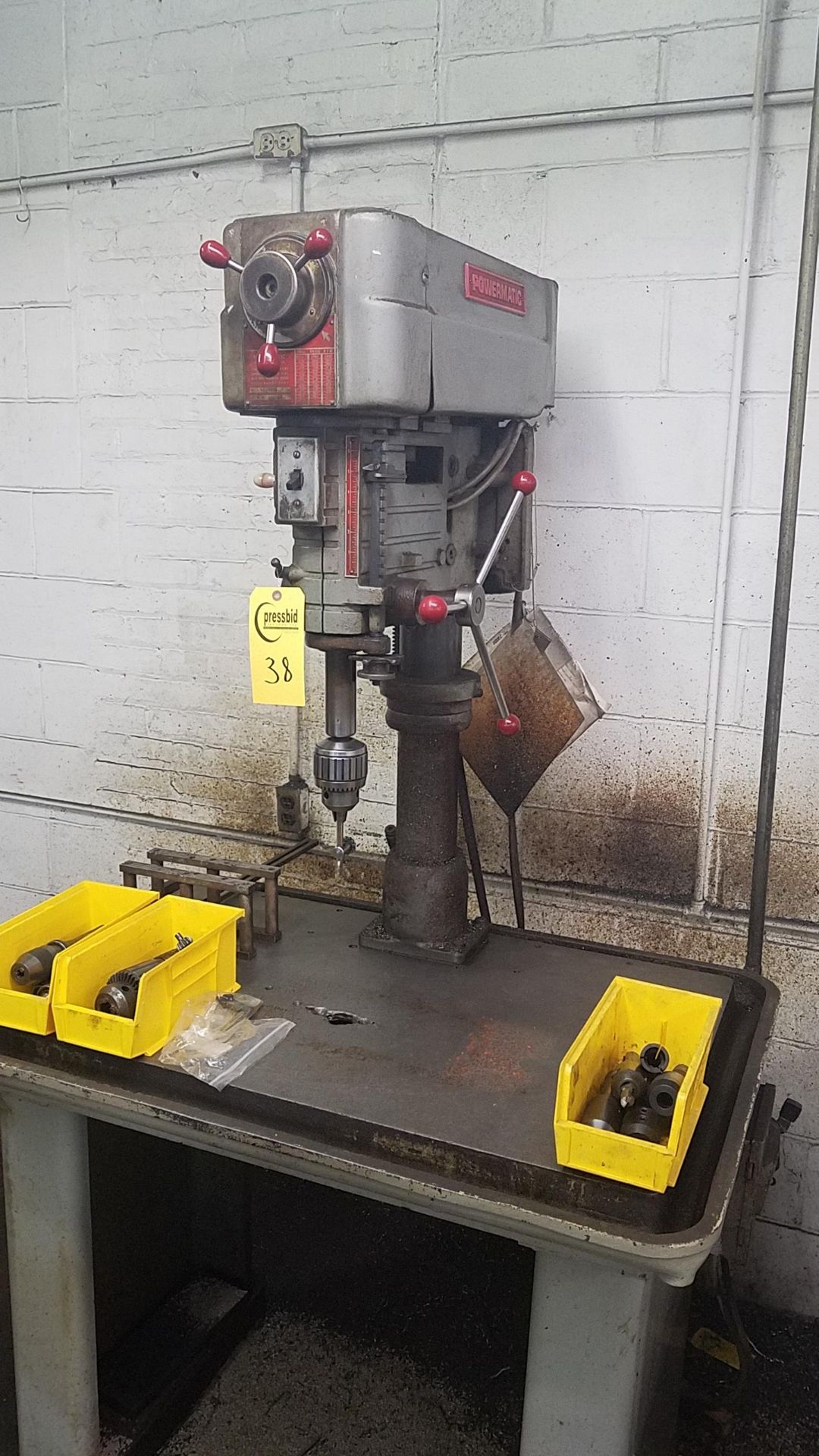 POWERMATIC SINGLE SPINDLE DRILL PRESS