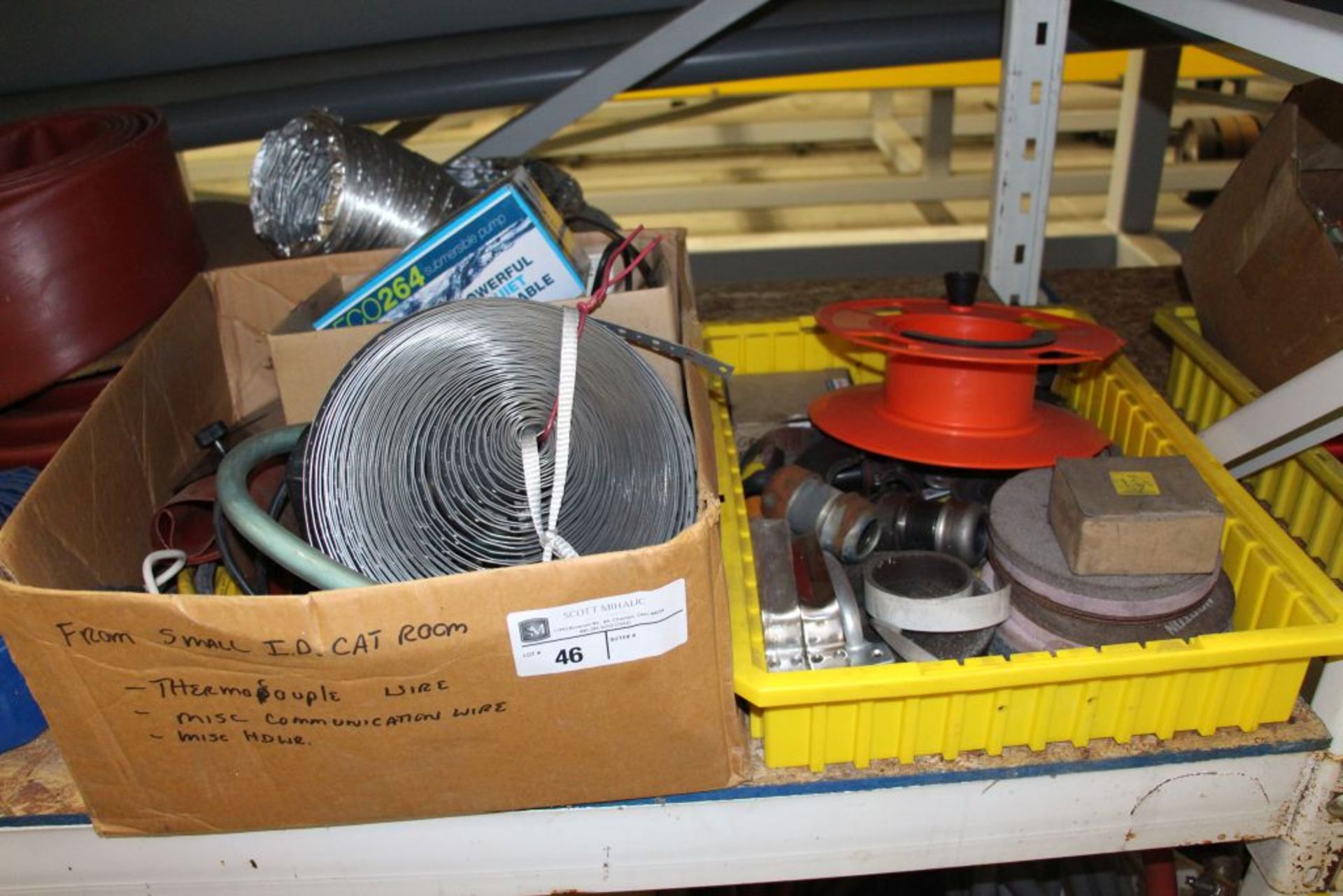 Misc. Metal Strapping / Cables/ Submersible Pump / etc.