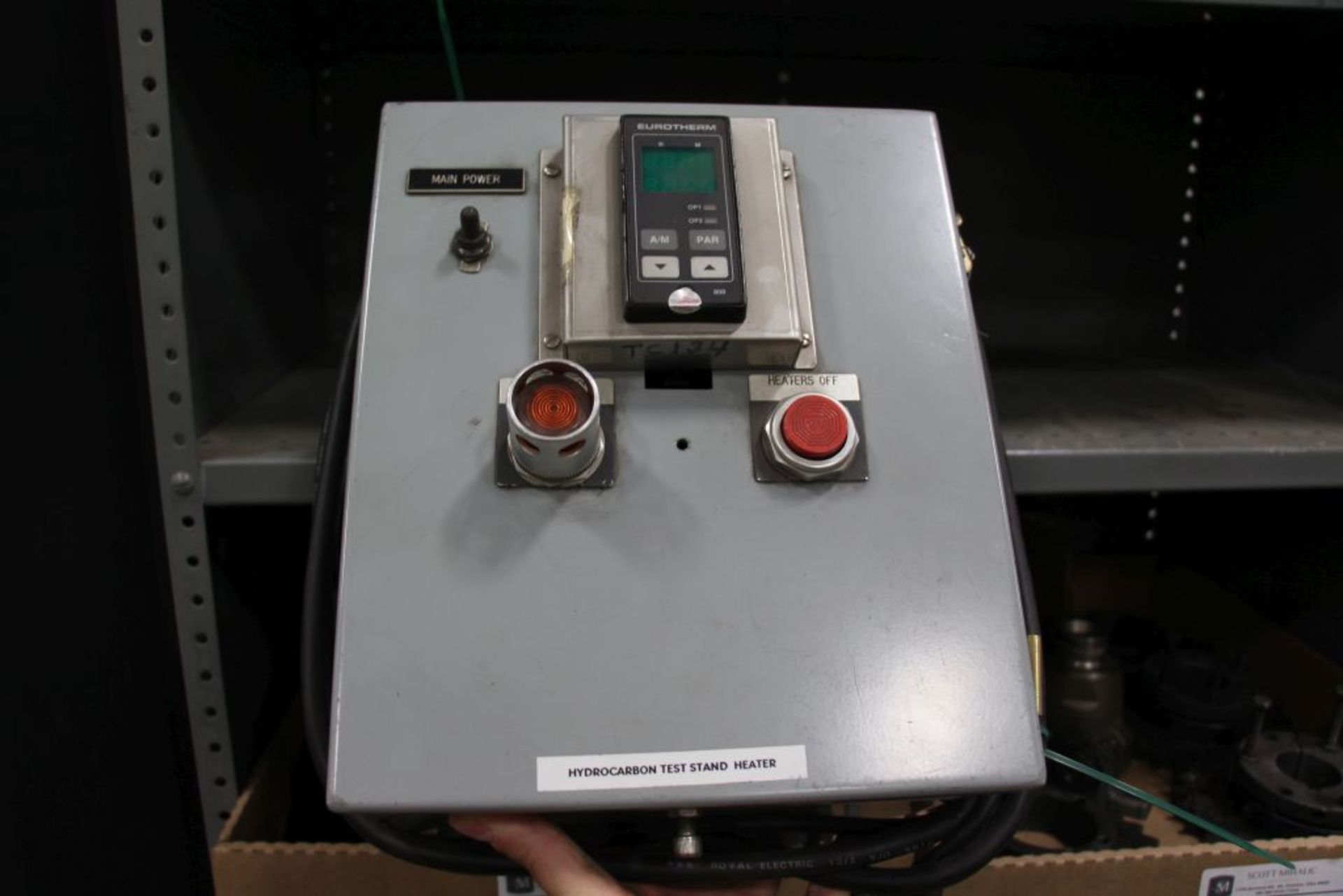 Control Box for Hydro Carbon test stand heater