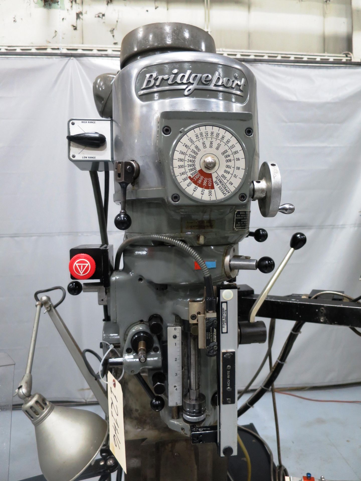 48"x9" 1.5 HP Bridgeport Milling Machine w/Proto Trak Plus 2 Axis Control, S/N BR173868, - Image 5 of 7