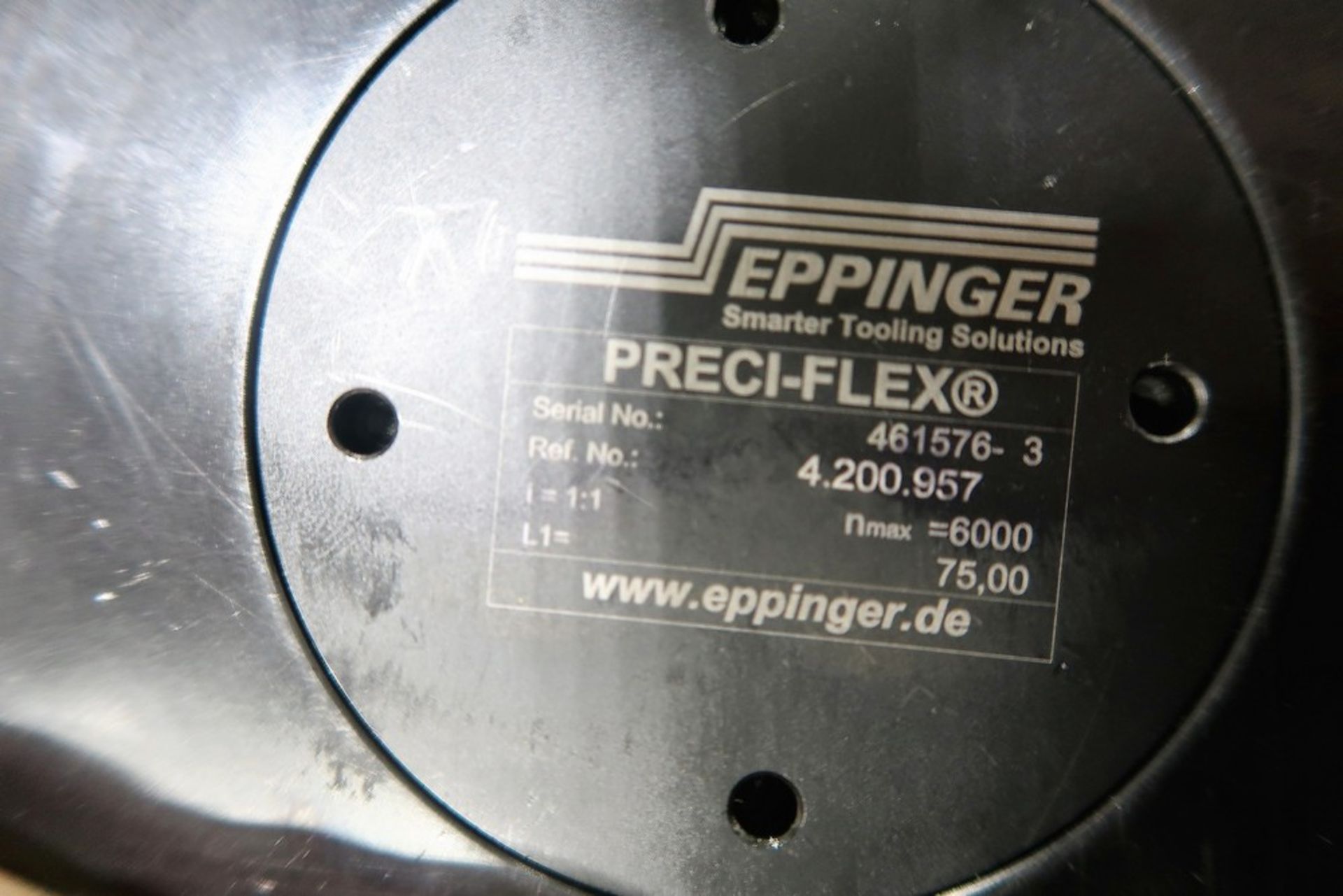 EPPINGER PRECI-FLEX MDL 4.200.957 RIGHT ANGLE LIVE TOOL FOR HAAS CNC LATHE - Image 2 of 2