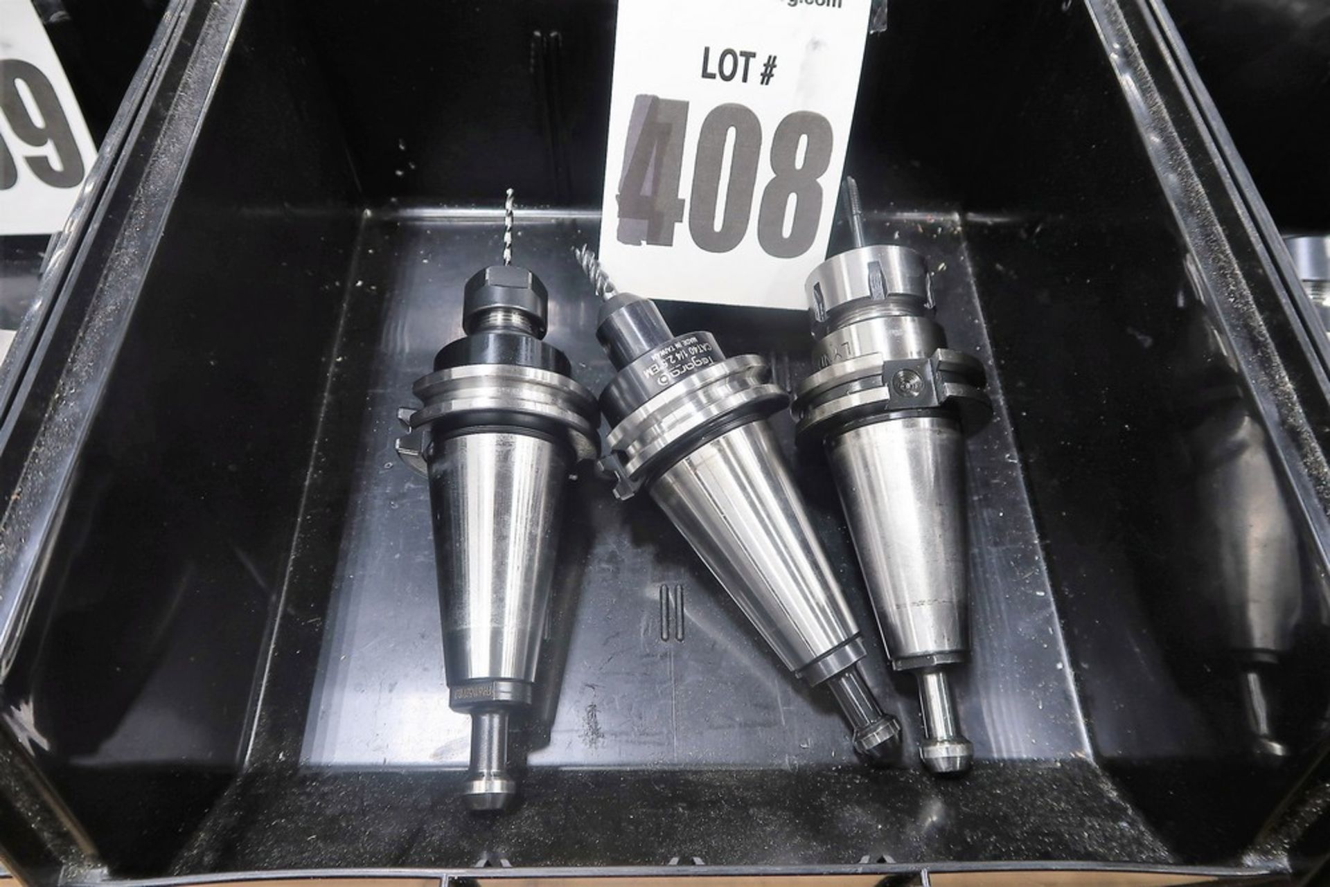 (3) 40 TAPER TOOL HOLDERS