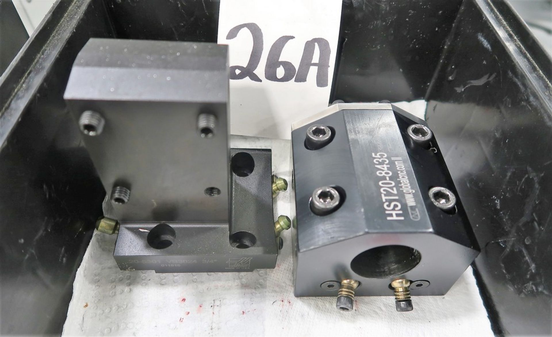 (2) HAAS CNC LATHE TURRET TOOL HOLDERS