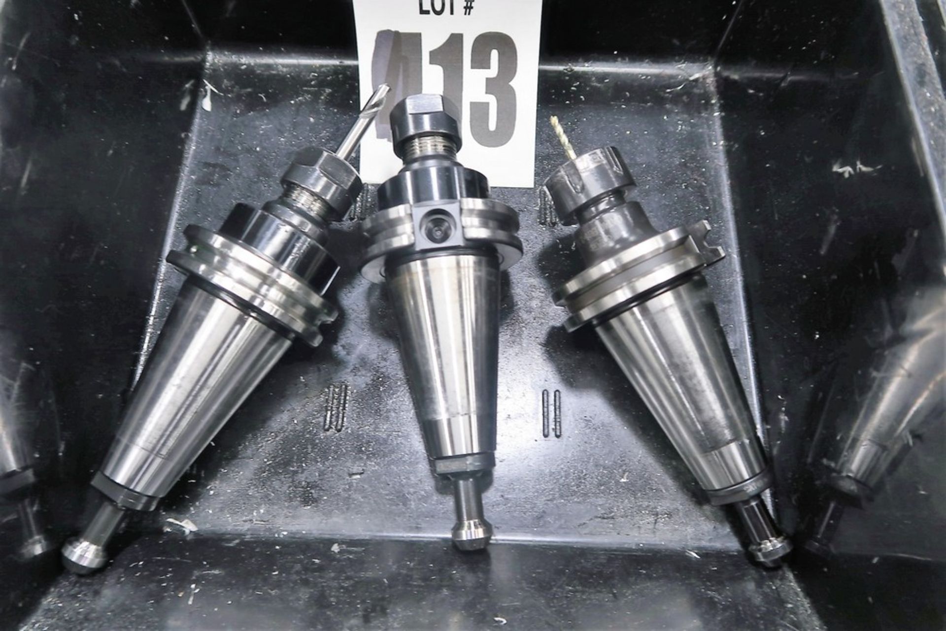 (3) 40 TAPER TOOL HOLDERS