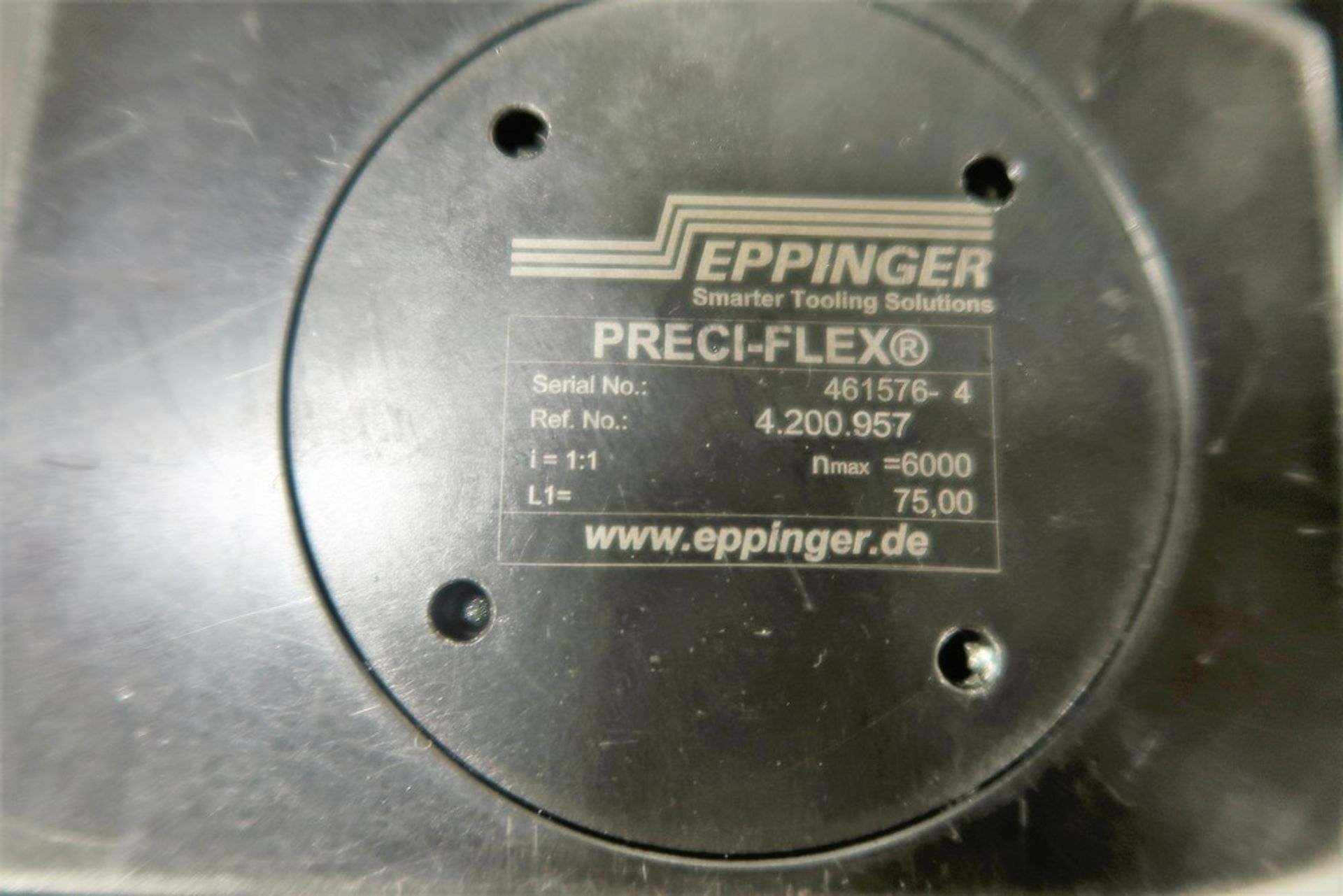 EPPINGER PRECI-FLEX MDL 4.200.957 RIGHT ANGLE LIVE TOOL FOR HAAS CNC LATHE - Image 2 of 2