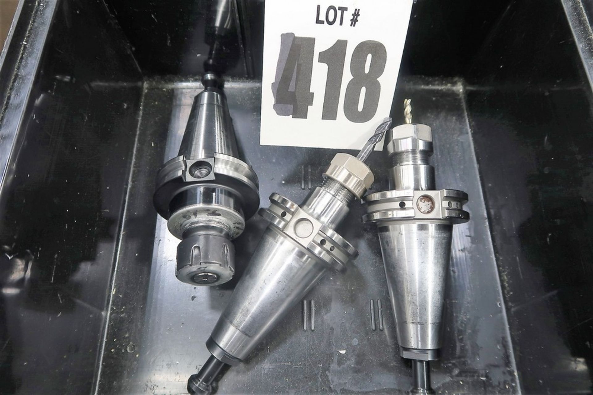 (3) 40 TAPER TOOL HOLDERS