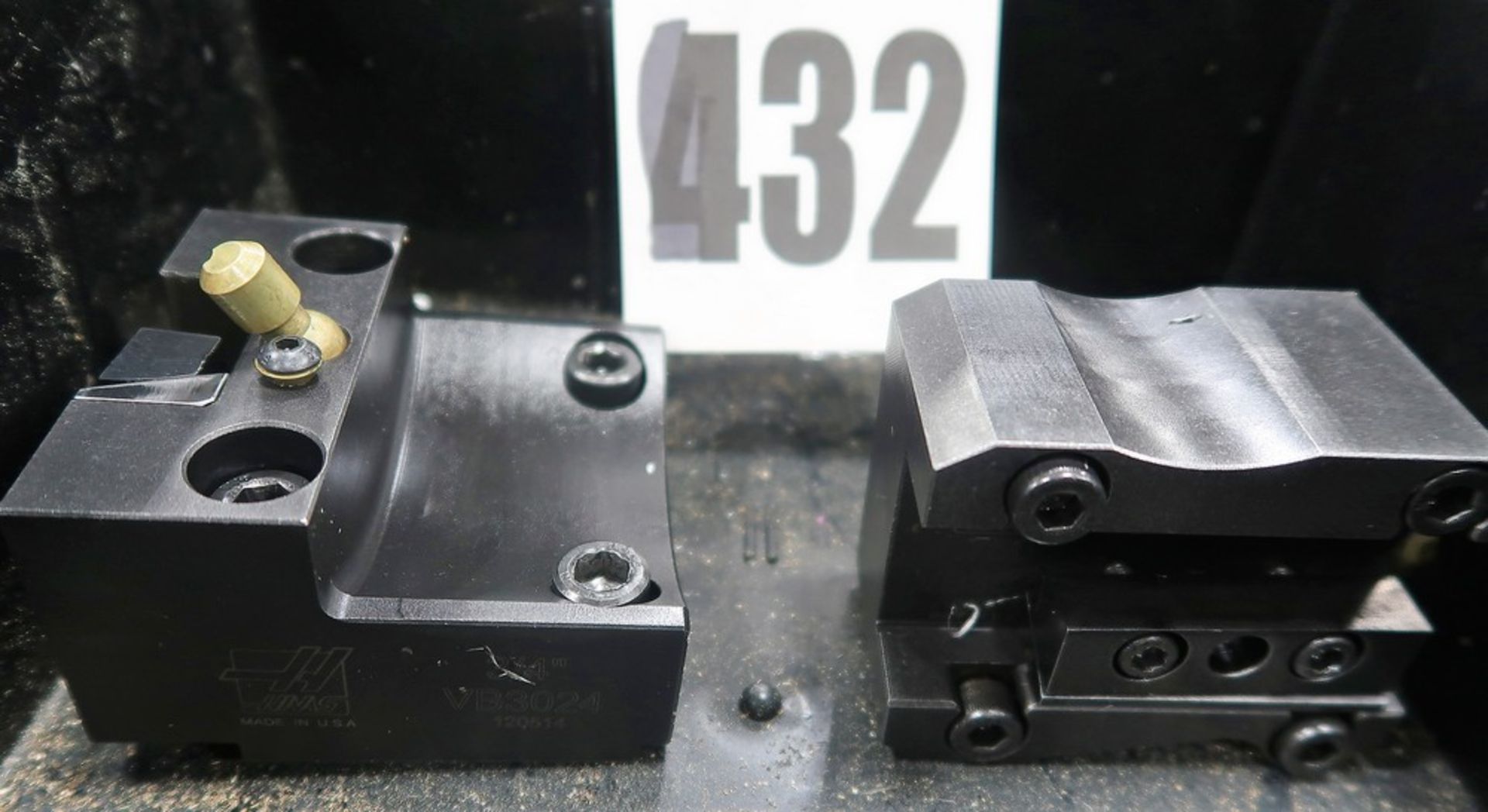 (2) HAAS CNC LATHE TURRET TOOL HOLDERS