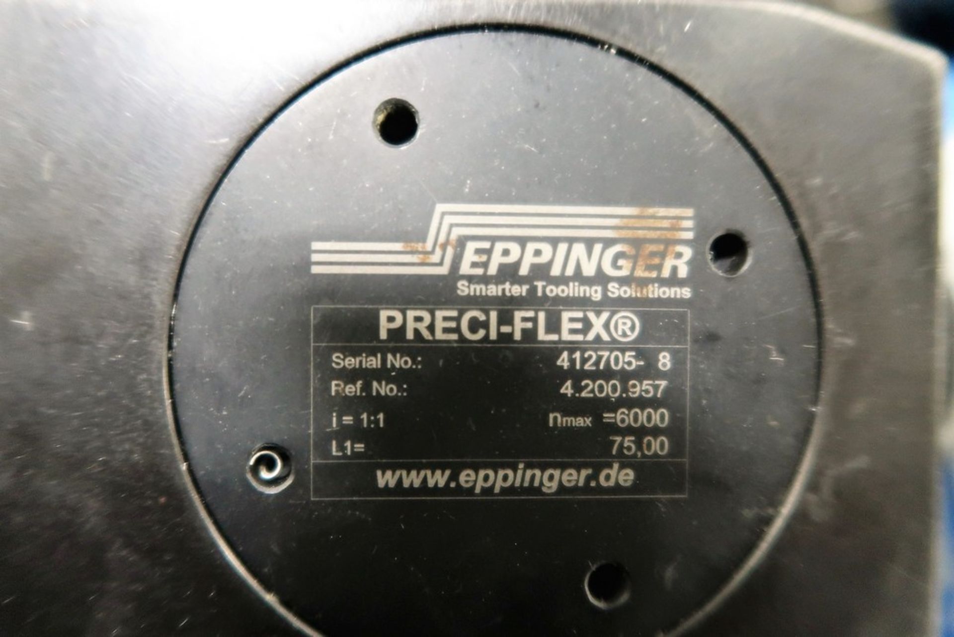 EPPINGER PRECI-FLEX MDL 4.200.957 RIGHT ANGLE LIVE TOOL FOR HAAS CNC LATHE - Image 2 of 2