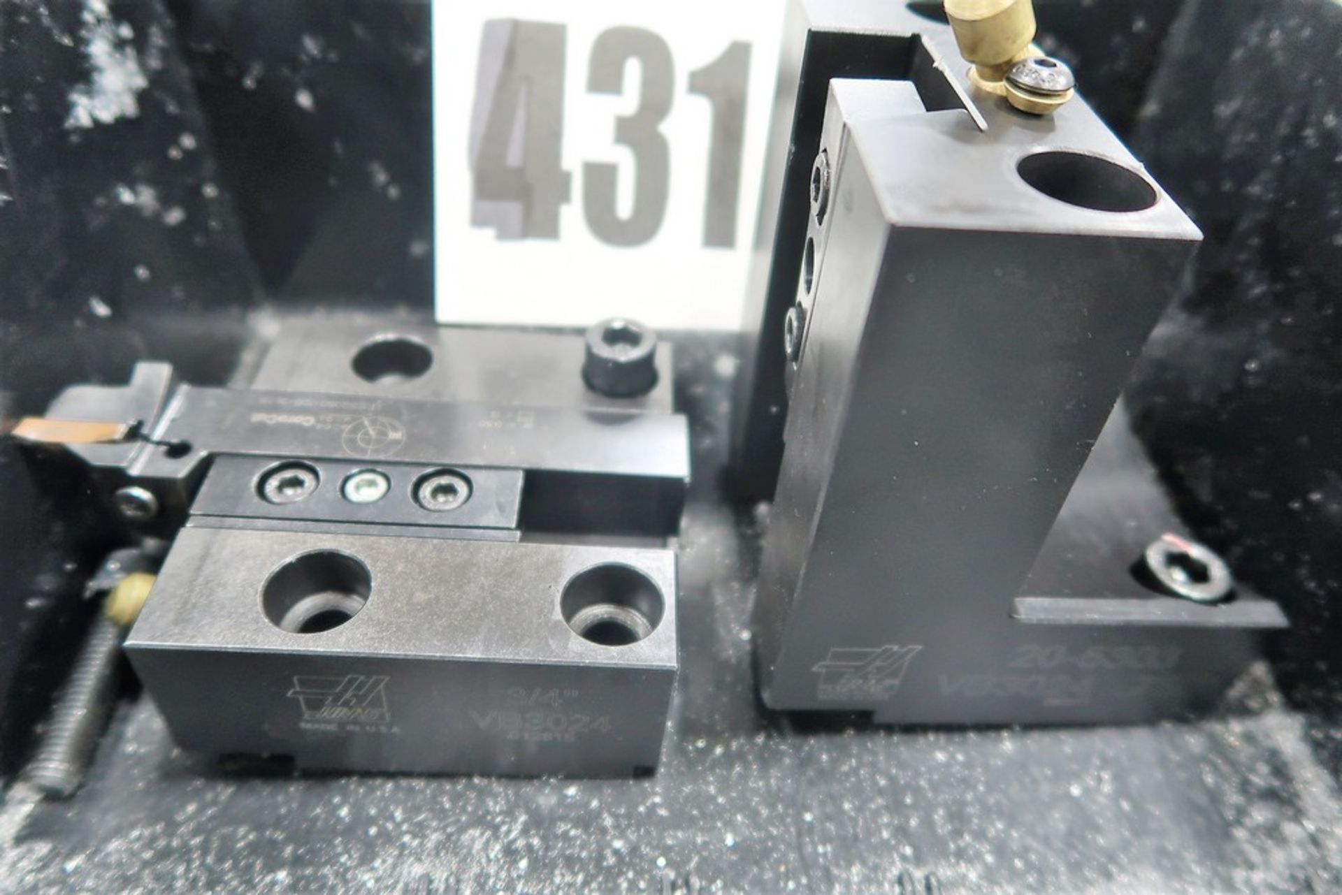 (2) HAAS CNC LATHE TURRET TOOL HOLDERS