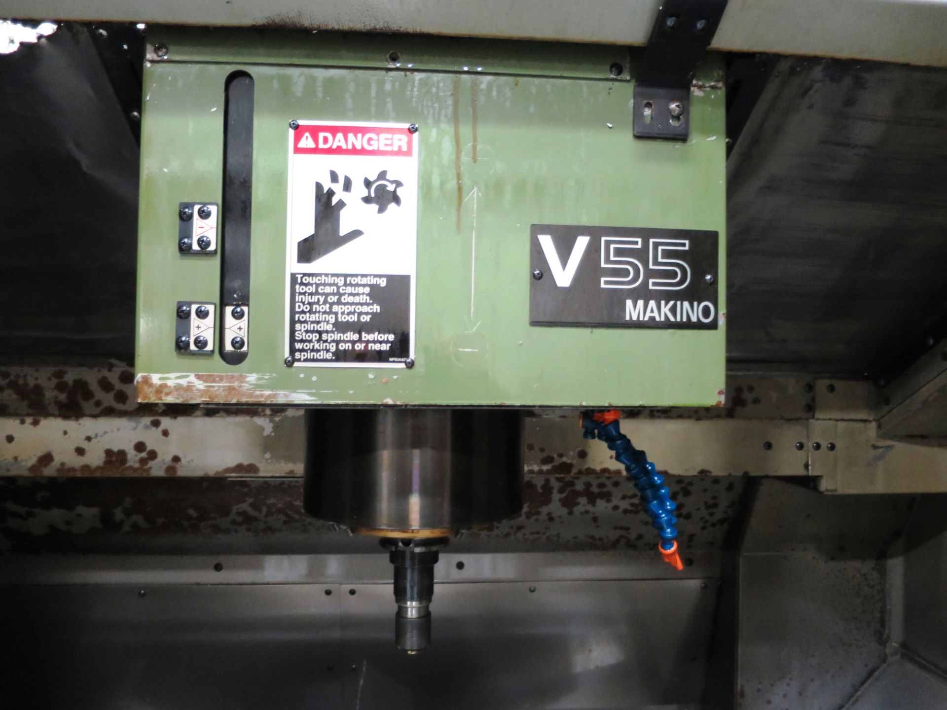 Makino V55 Precision 3-Axis CNC Vertical Machining Center, s/N 310-97-9, New 1997 - Image 9 of 17