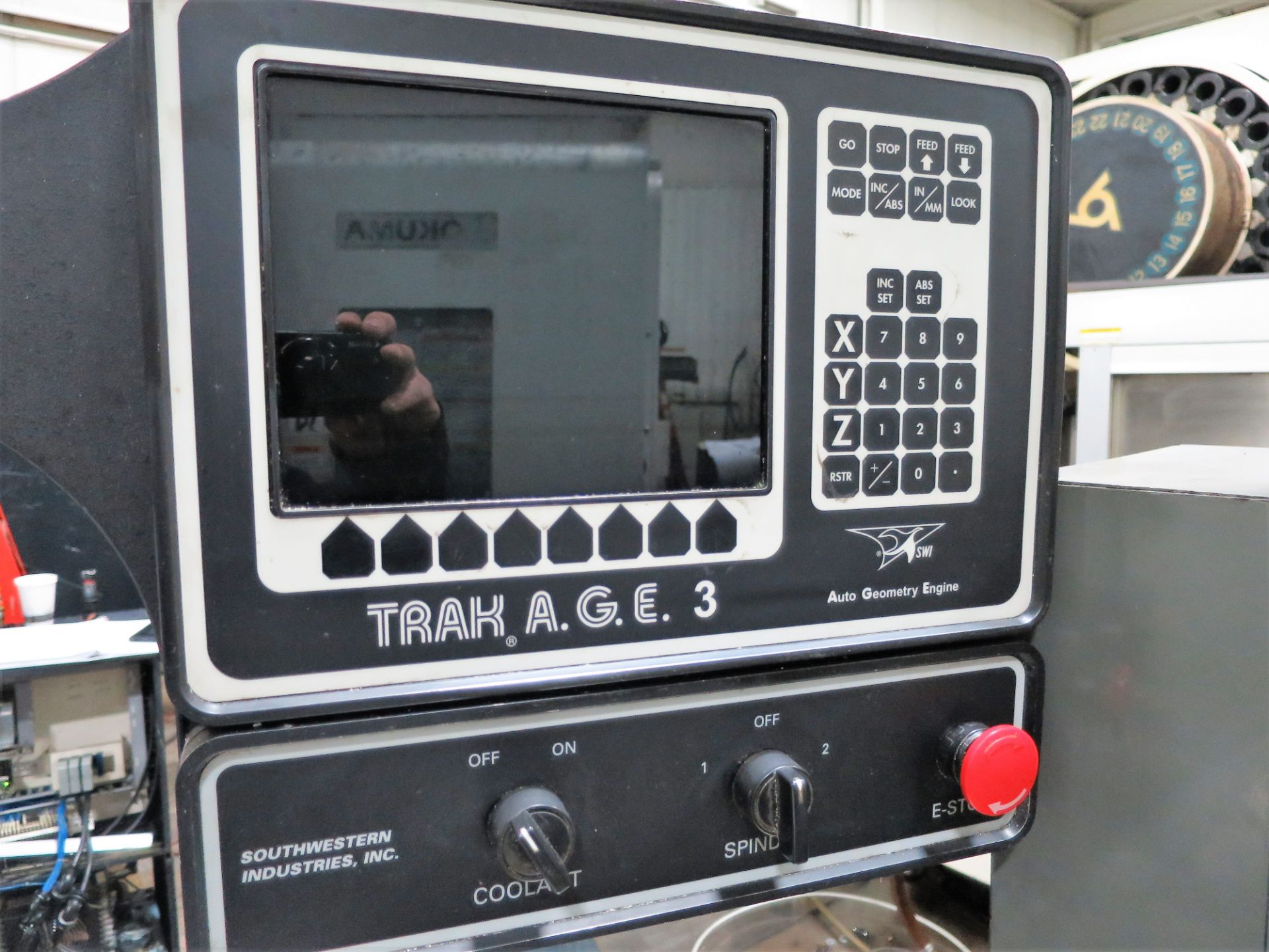 Trak DPM 3-Axis Bed CNC Type Vertical Tool room Milling Machine, S/N 00-5197, New 2000 - Image 2 of 9