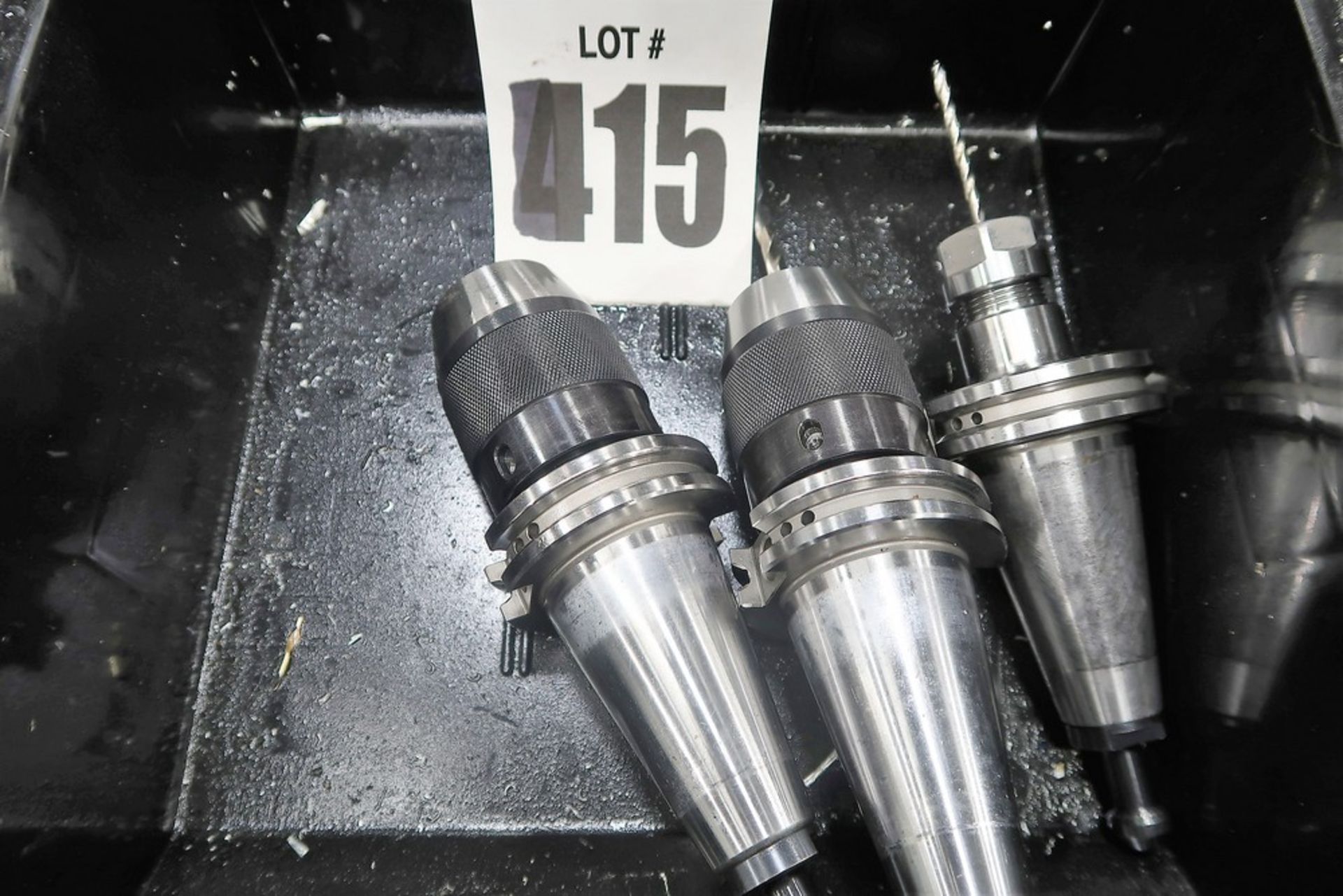 (3) 40 TAPER TOOL HOLDERS