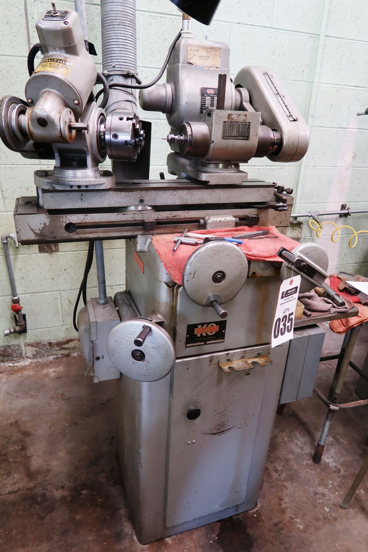 Ko Lee Model B360 Tool And Cutter Grinder With Motorized Work Head