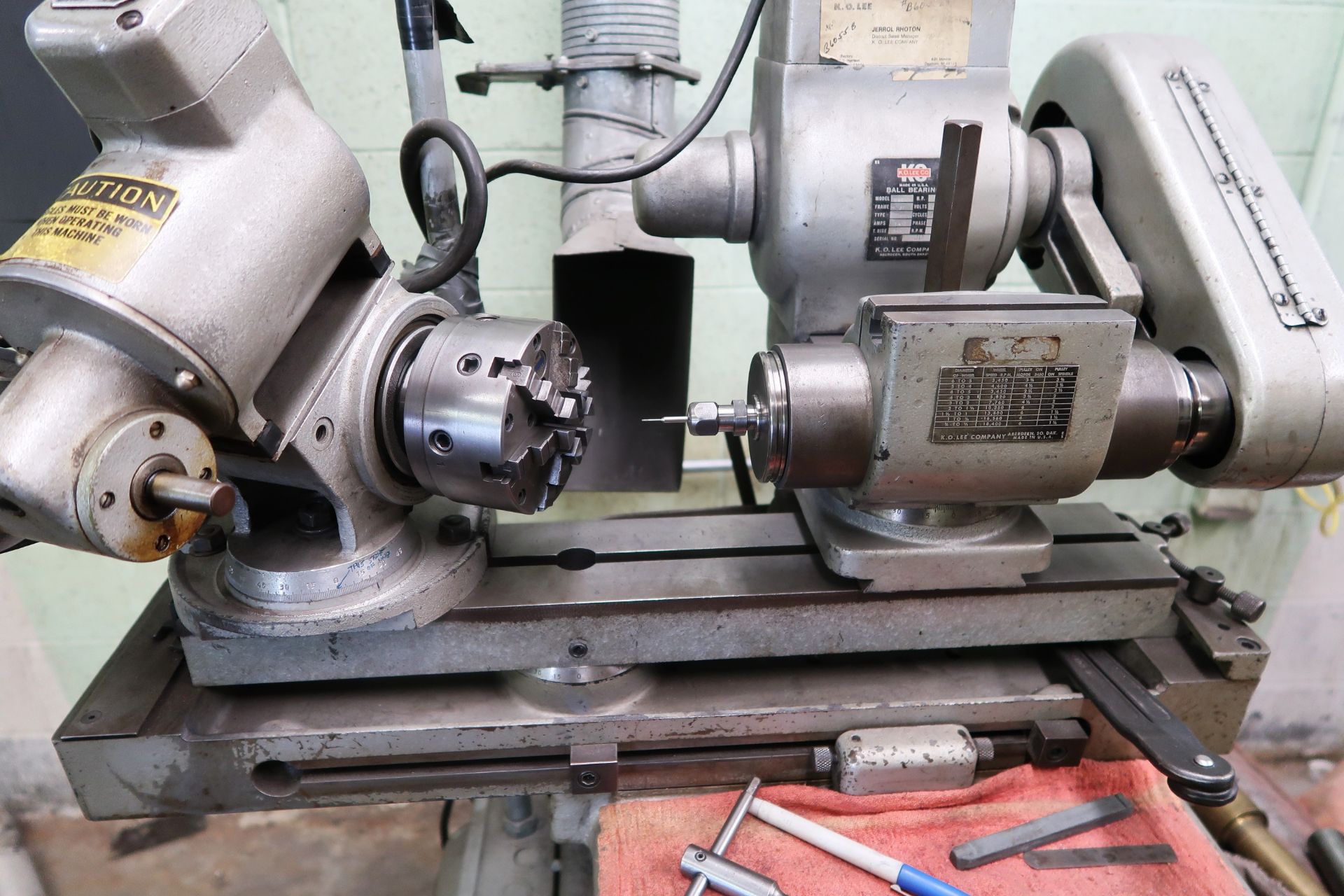 Ko Lee Model B360 Tool And Cutter Grinder With Motorized Work Head - Image 2 of 3