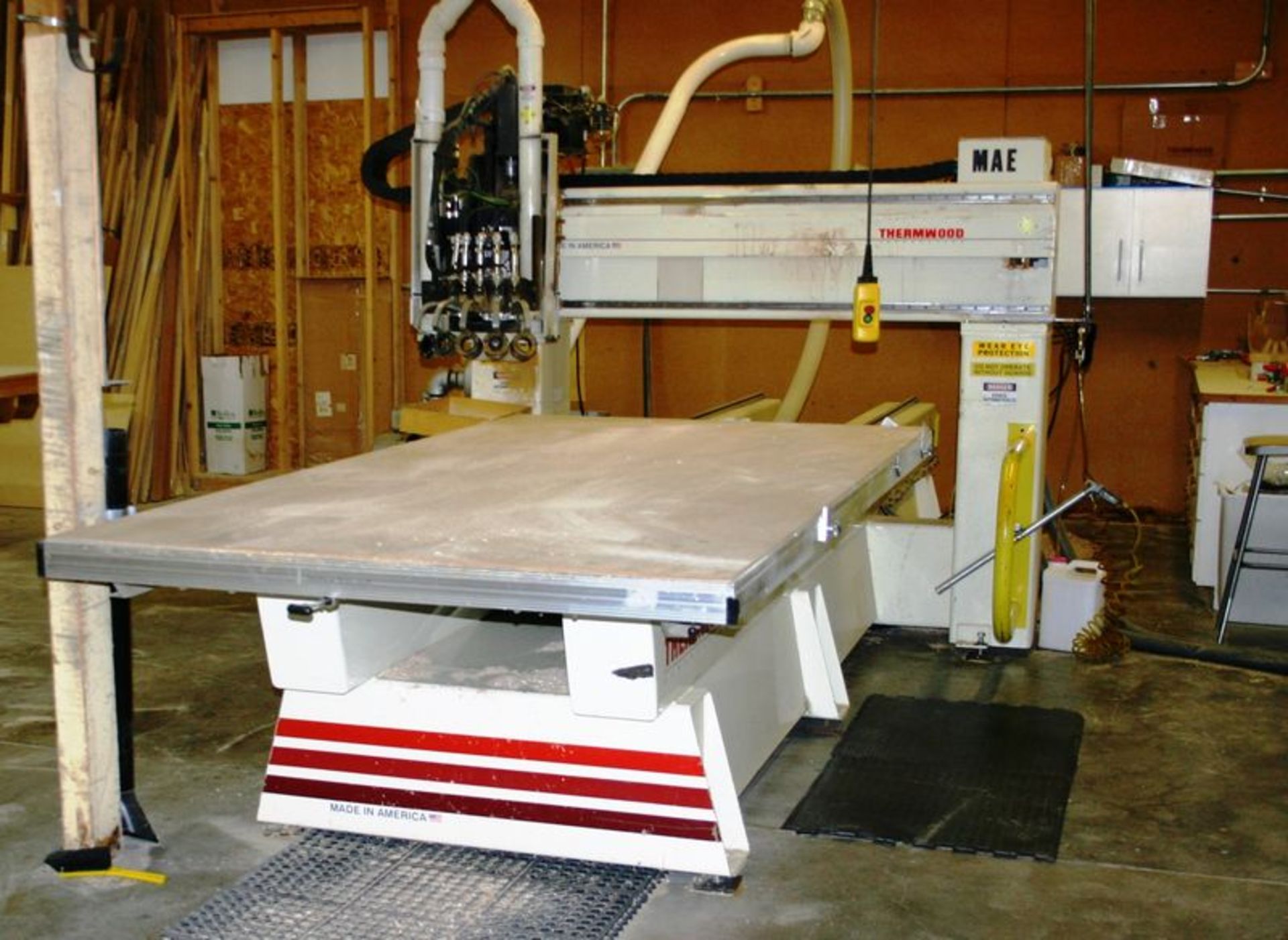 5'x10' Thermwood C-40 4-Axis CNC Router, S/N C402780700, New 2000 Specifications, Moving table
