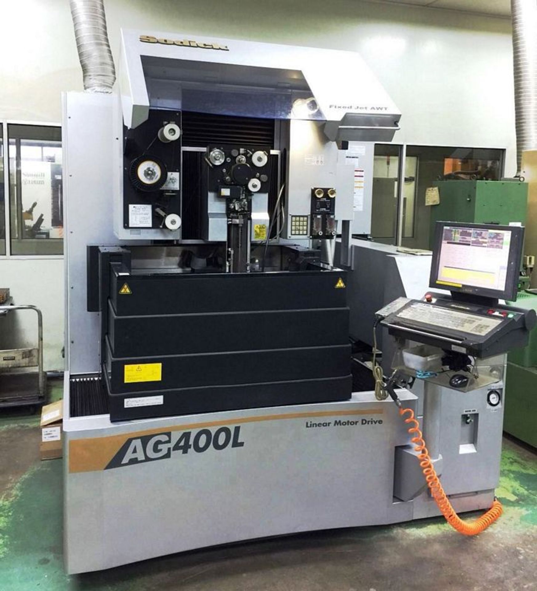 Sodick AG400L CNC 5-Axis Wire Cut EDM, S/N 1255, New 2013 Specifications, X Axis Travel 15.75", Y