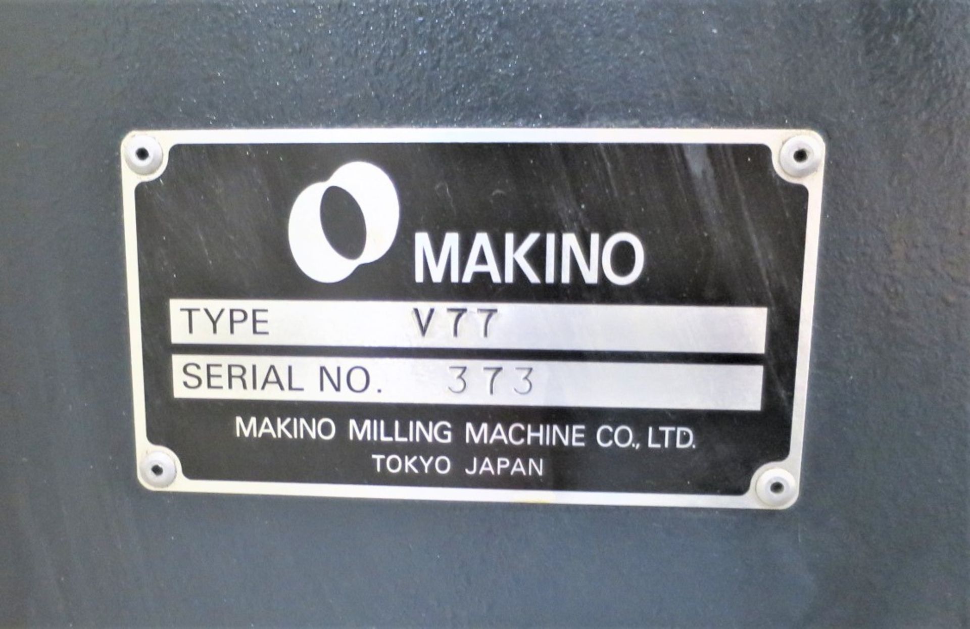 Makino V77 High Precision CNC Vertical Machining Center, S/N 373, New 2007 MAKINO V-77 CNC - Image 10 of 14