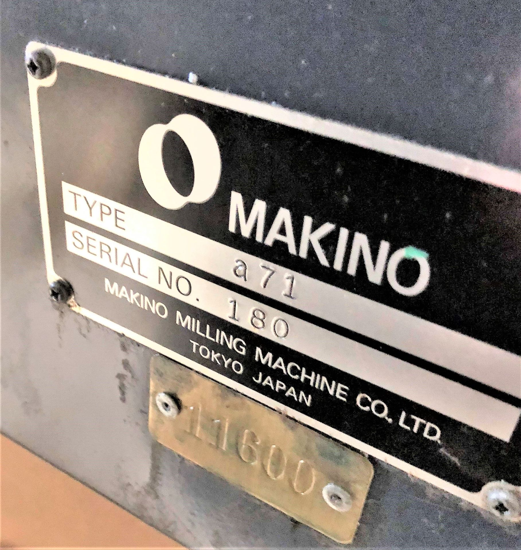 MAKINO A71 4-AXIS CNC PRECISION HORIZONTAL MACHINING CENTER 20" X 20" PALLETS, - Image 9 of 9