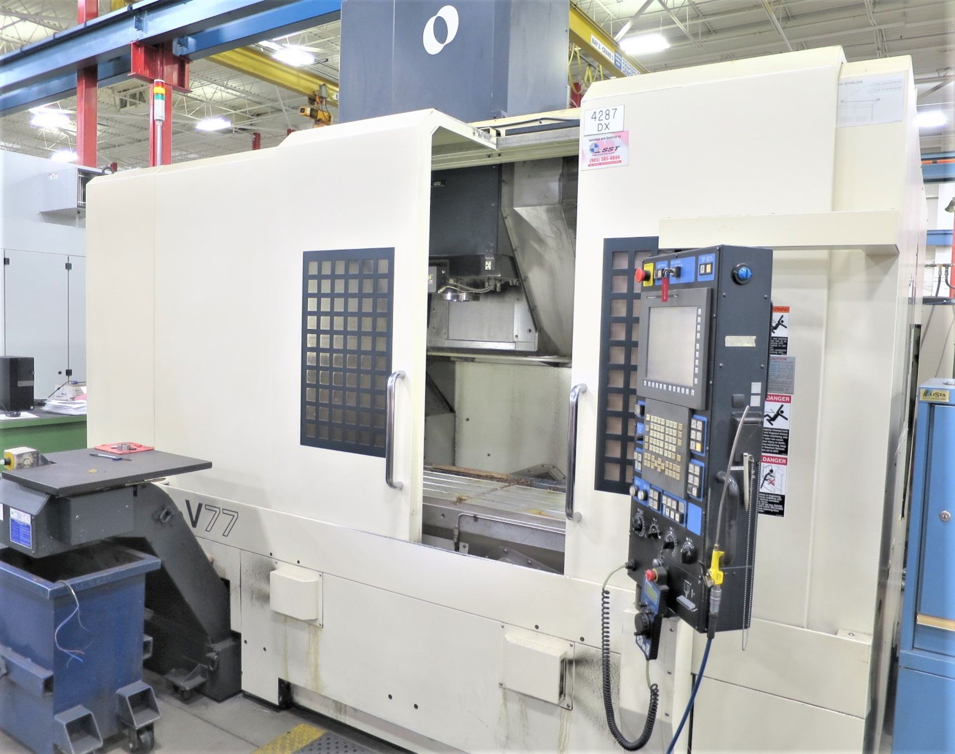 Makino V77 High Precision CNC Vertical Machining Center, S/N 373, New 2007 MAKINO V-77 CNC - Image 9 of 14