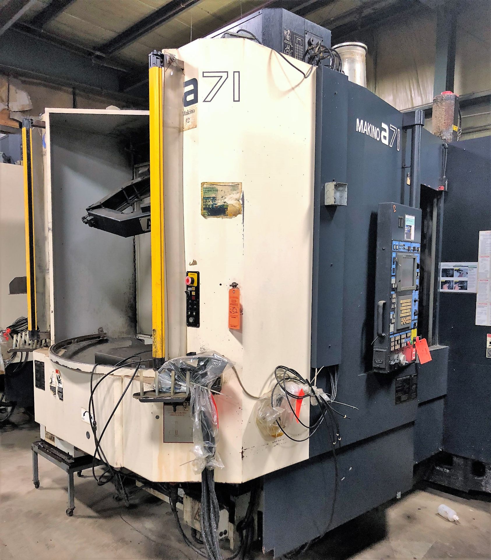 MAKINO A71 4-AXIS CNC PRECISION HORIZONTAL MACHINING CENTER 20" X 20" PALLETS, - Image 8 of 9