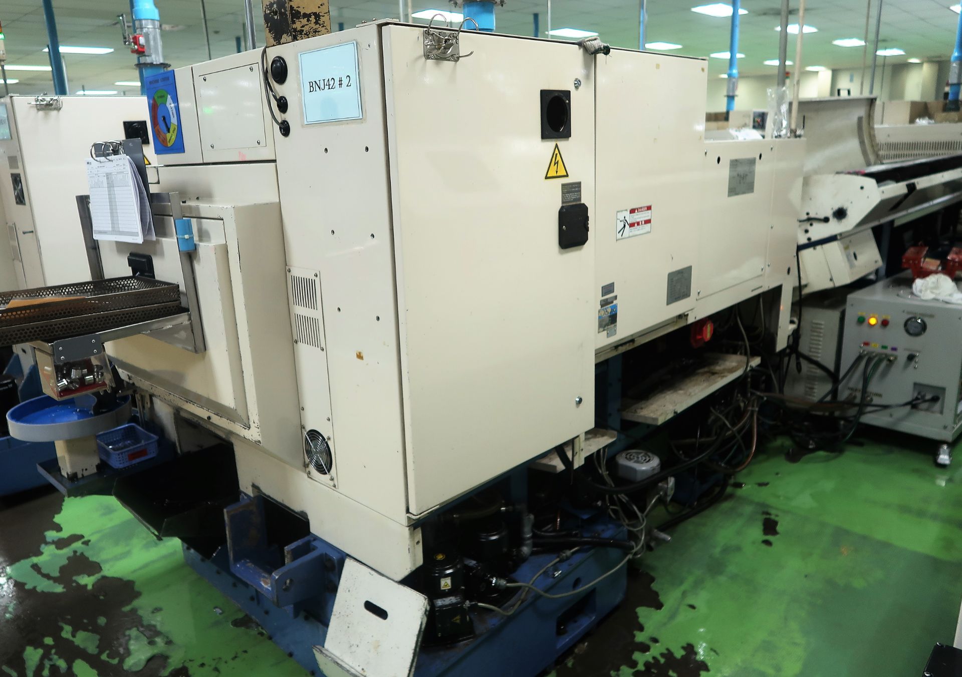Miyano BNJ-42S,2 Spindles, 2 Turrets, Live Tools, C-Axis, S/N BN80388S, New 2005 - Image 11 of 11