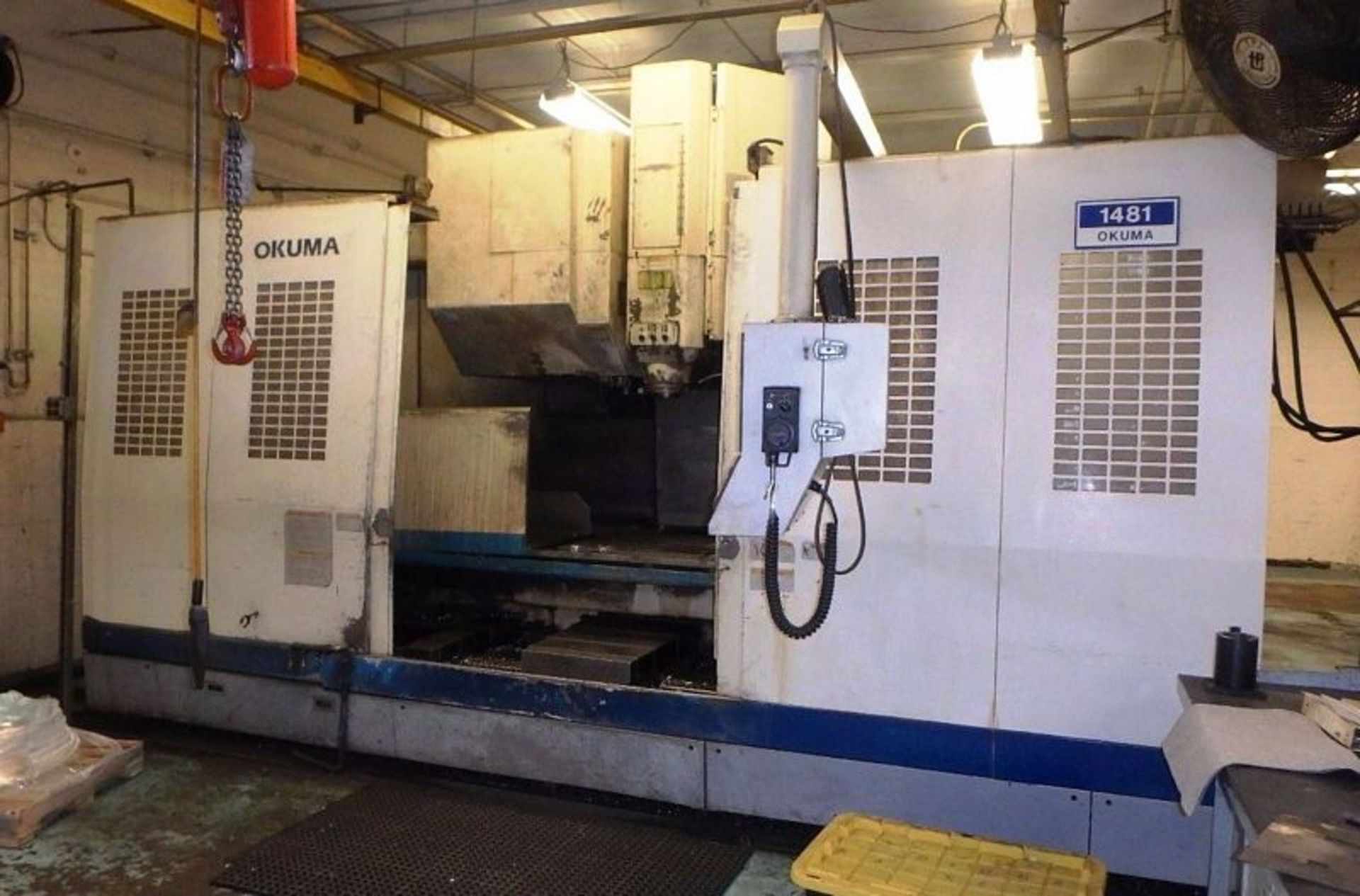 Okuma Model MC-60-VAE CNC Vertical Machining Center, S/N 1002-0549, New 1999