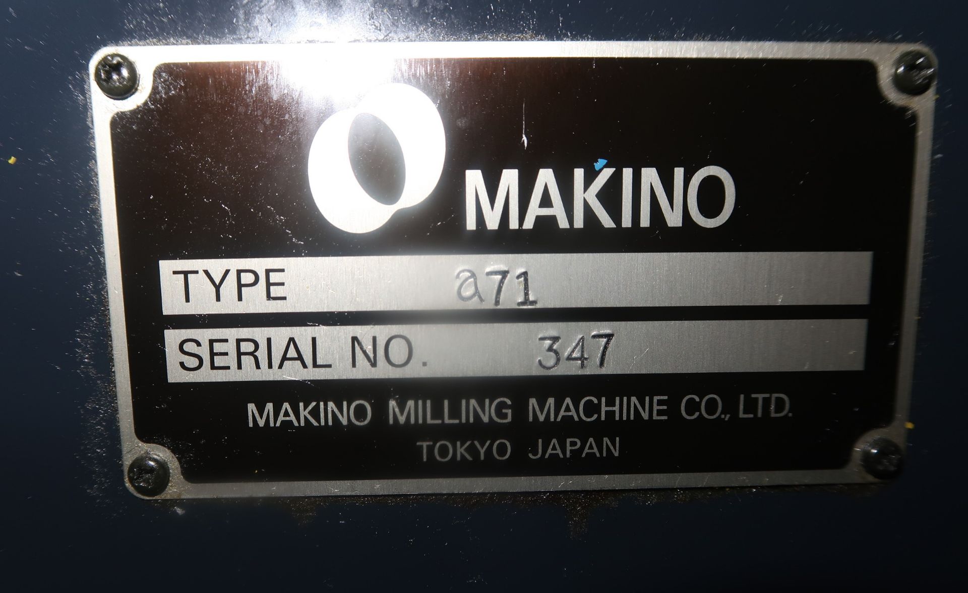 20"x20" Pallet Makino A71 CNC 4-Axis Precision Horizontal Machining Center, S/N 347, New 2006 - Image 10 of 12