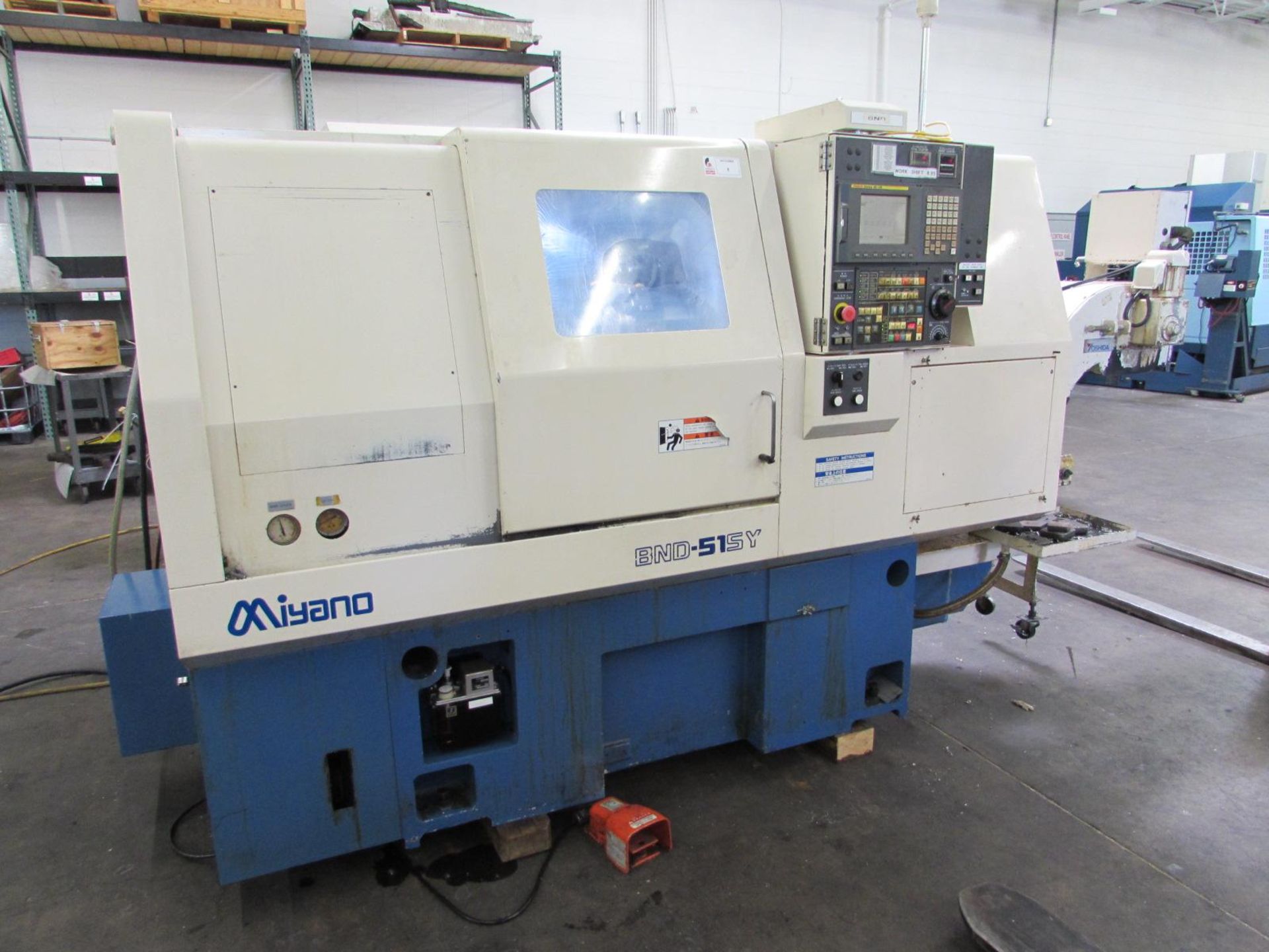 2" Miyano BND-51SY CNC Turning Center Lathe, Y-Axis, S/N 2WX85340, New 2004