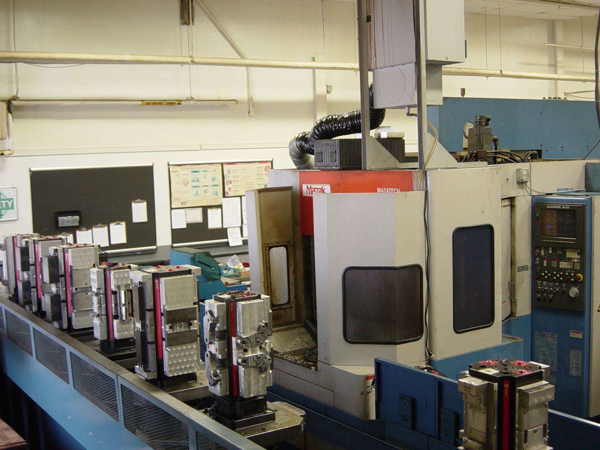 Complete Mazak FMS System with (2) Mazatech H-400N Horizontal Machining Centers, S/N 117943