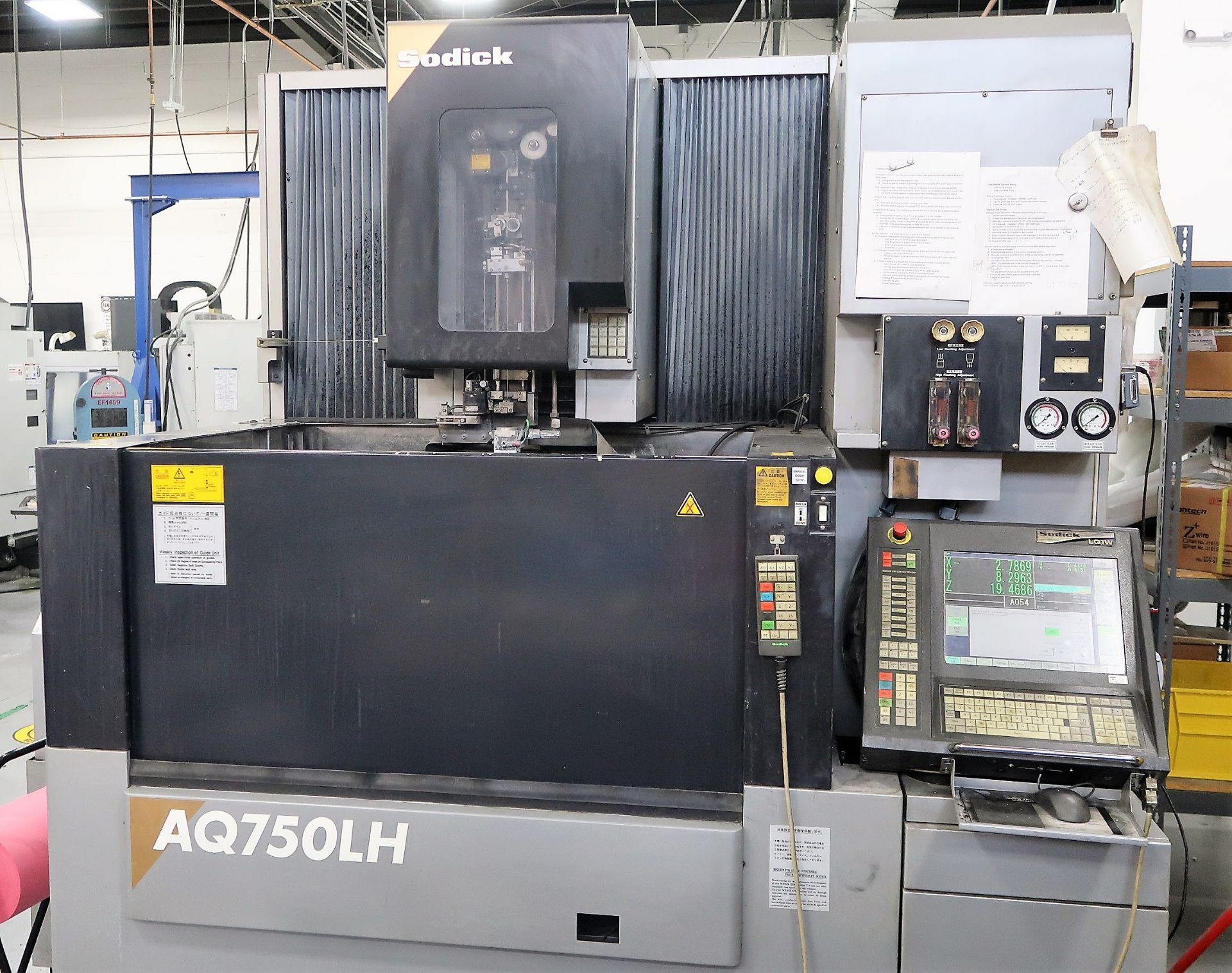 Sodick AW750L 4-Axis CNC wire Cut EDM, New 2005