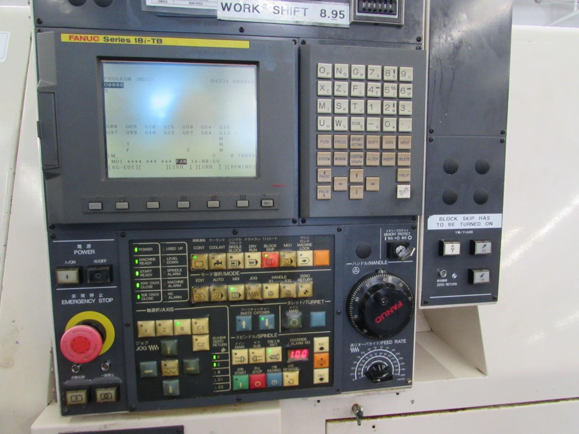 2" Miyano BND-51SY CNC Turning Center Lathe, Y-Axis, S/N 2WX85340, New 2004 - Image 3 of 12