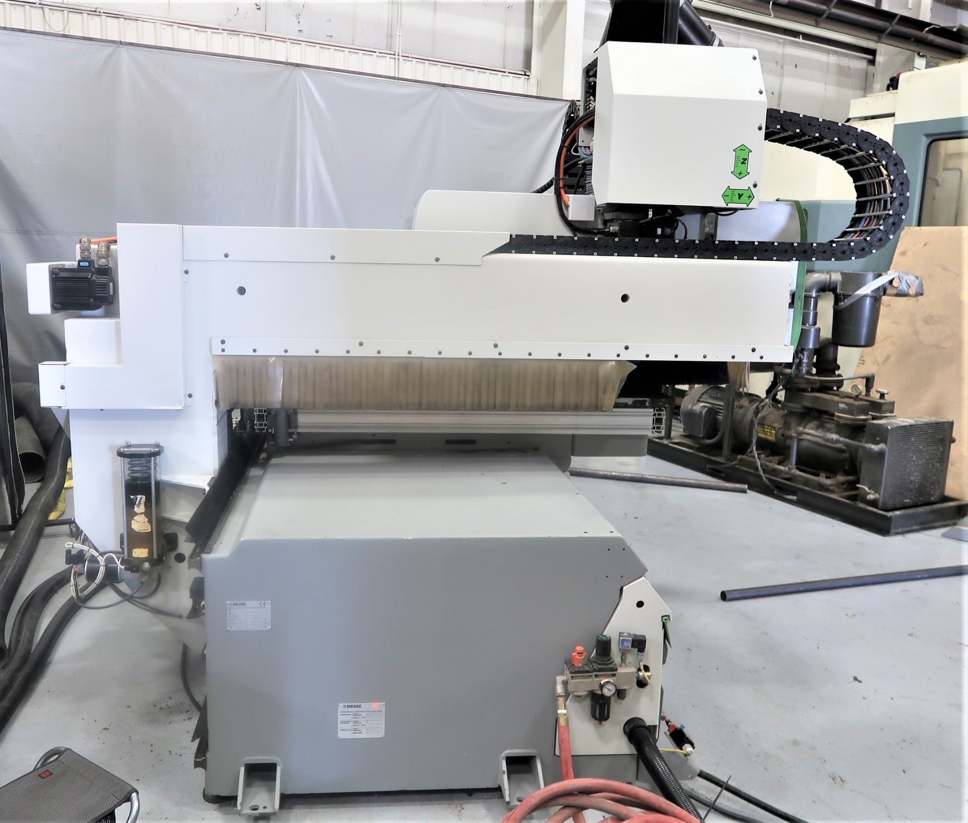 5'x12' Biesse Rover B 7.40 ft CNC 3-Axis Router with Boring Unit & Aggregate Saw, S/N 64574 - Image 10 of 14