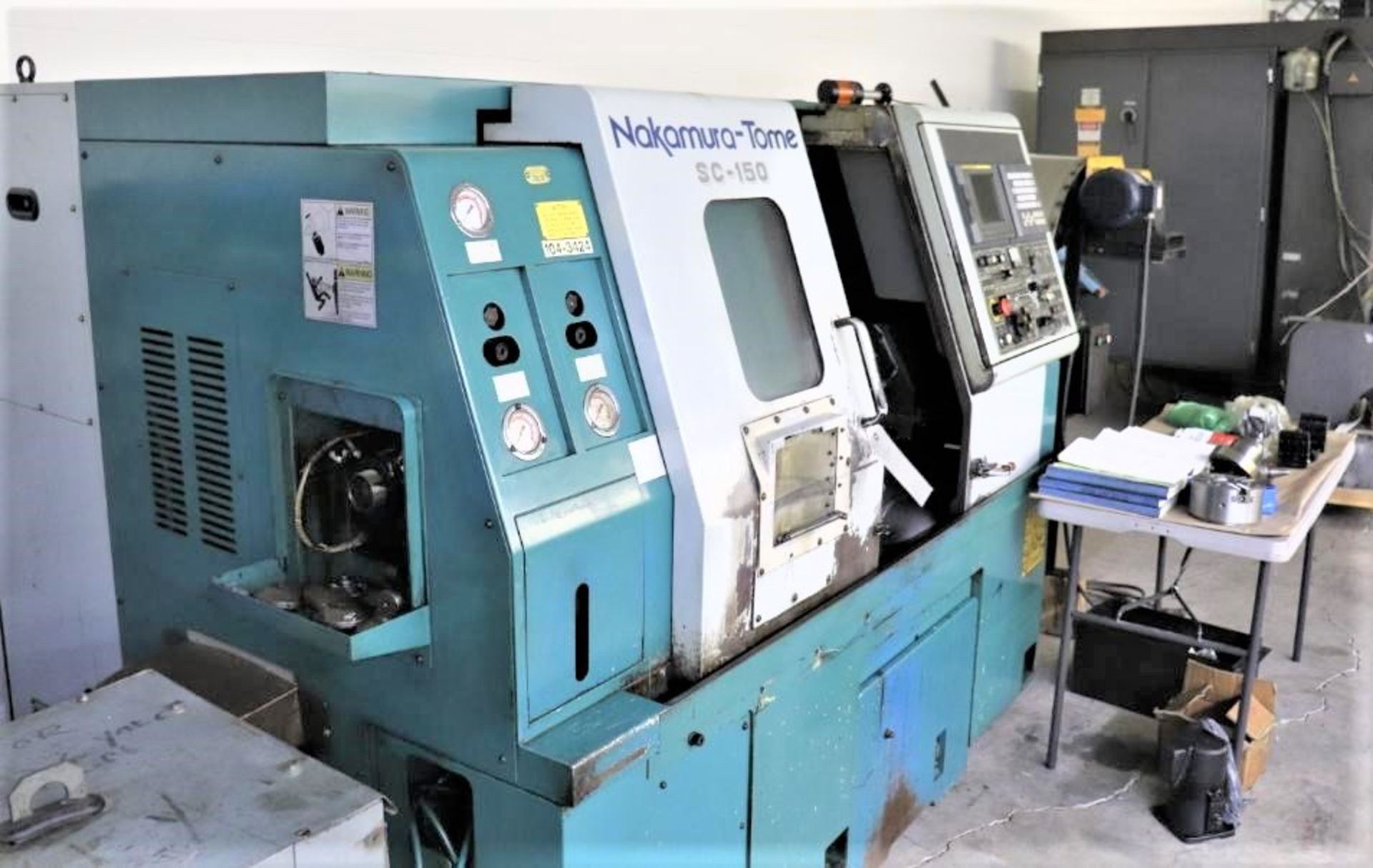 Nakamura SC-150 2-Axis CNC Lathe, S/N SC151007, New 2002 - Image 10 of 12