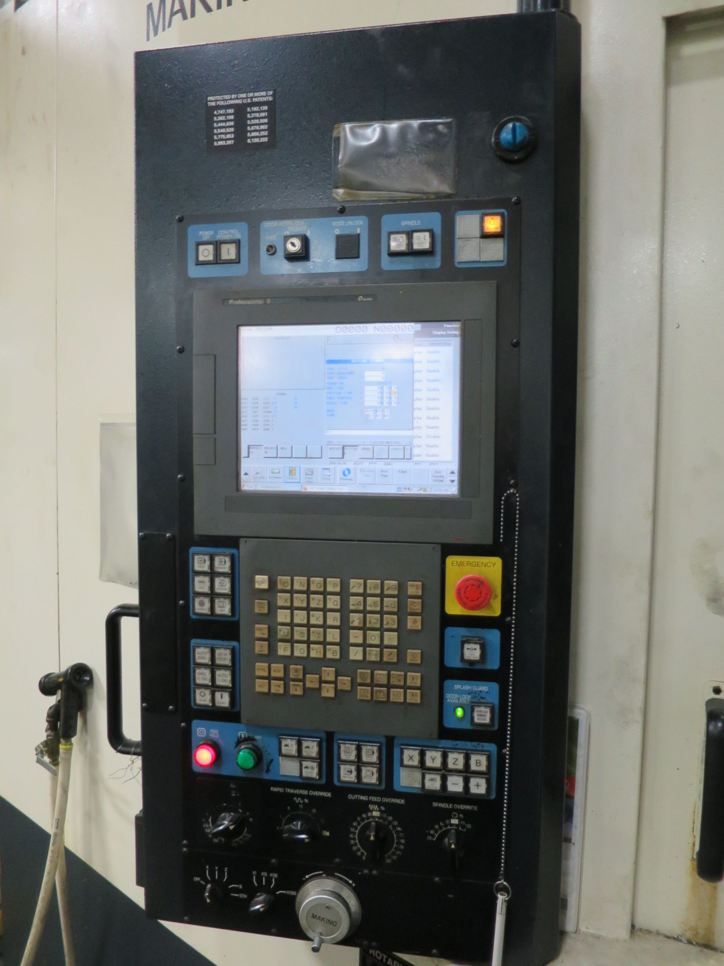 20"x20" Pallet Makino A71 CNC 4-Axis Precision Horizontal Machining Center, S/N 347, New 2006 - Image 8 of 12