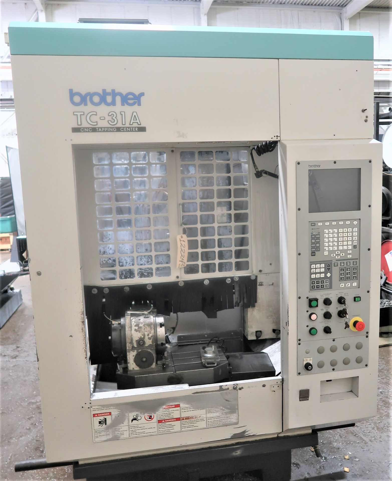 Brother TC-31A High Speed CNC Drill/Tap with 4th Axis, S/N 111963, New 2000