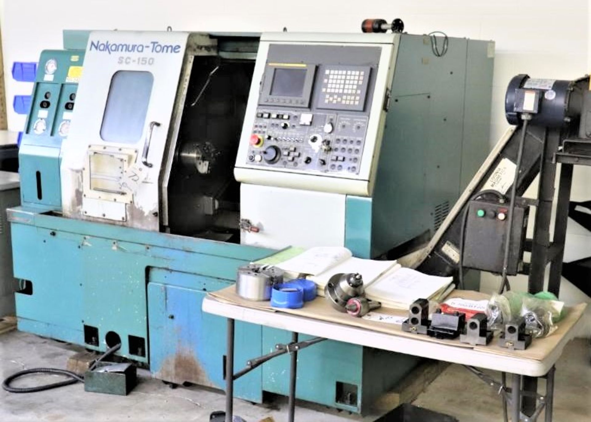 Nakamura SC-150 2-Axis CNC Lathe, S/N SC151007, New 2002 - Image 2 of 12