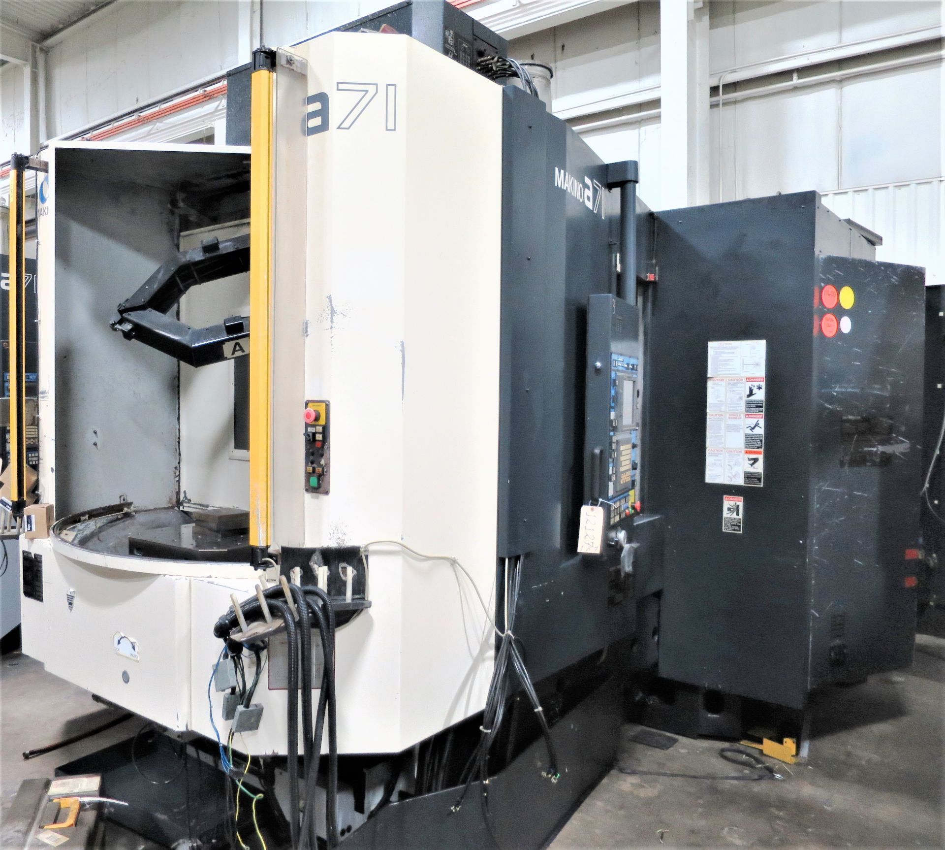 20"x20" Pallet Makino A71 CNC 4-Axis Precision Horizontal Machining Center, S/N 180, New 2004