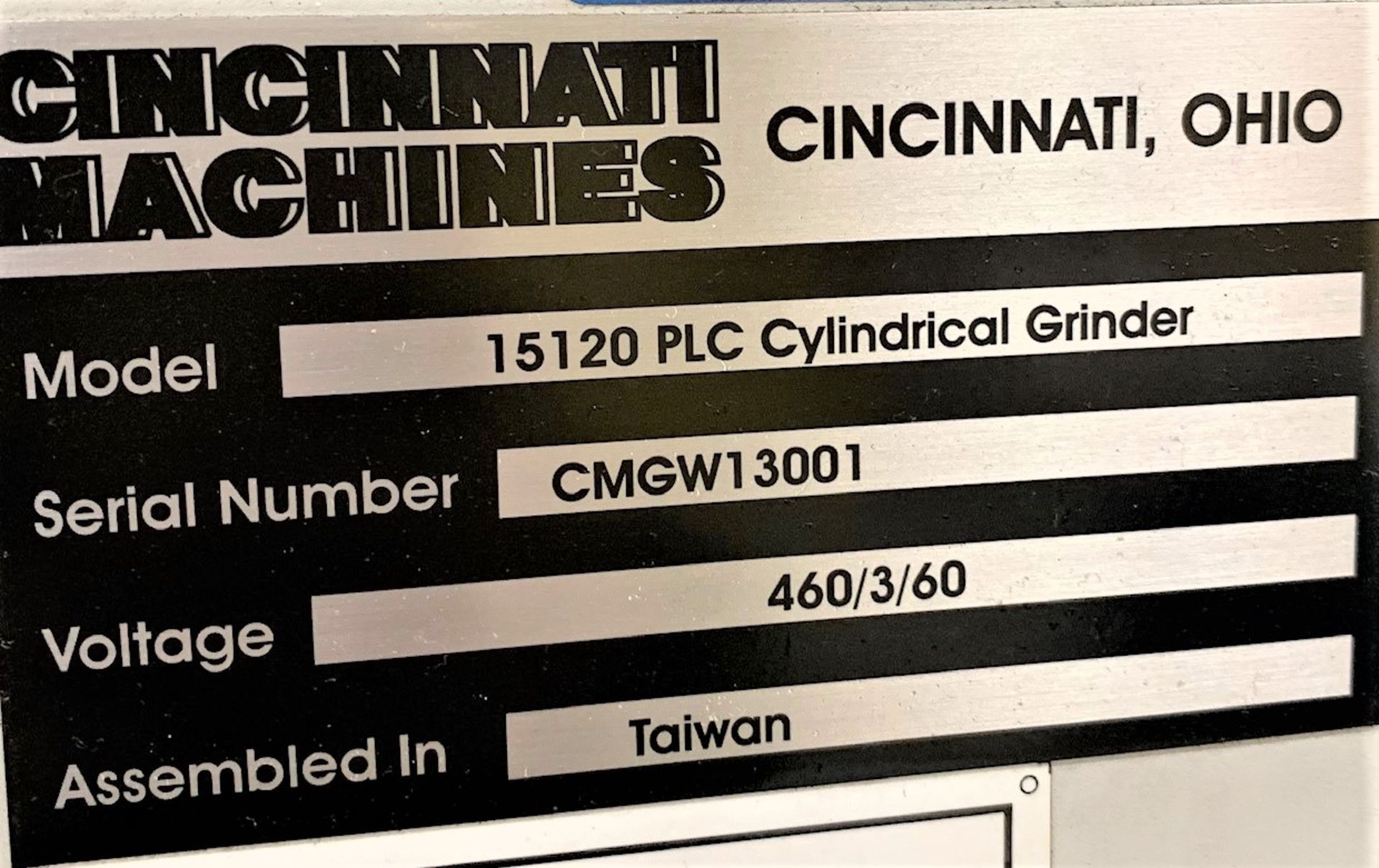 15" X 120" CINCINNATI 15120 TRAVELING WHEELHEAD UNIVERSAL CYL. GRINDER, PLC SERVO MOTORS NEW 2013 - Image 11 of 14