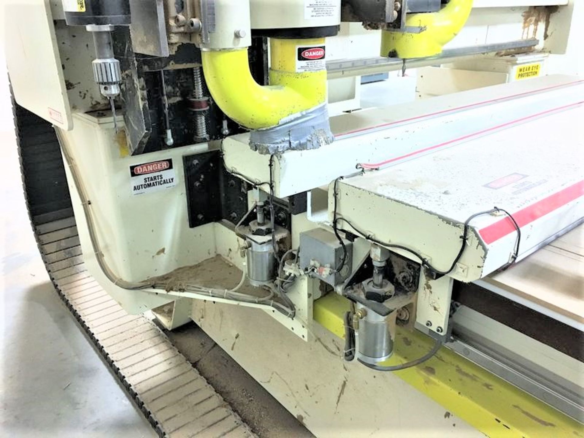 Thermwood C-53 Fixed Table 3-Axis CNC Router w/Roller Hold Down, S/N C5308400297, New 1997 - Image 6 of 12